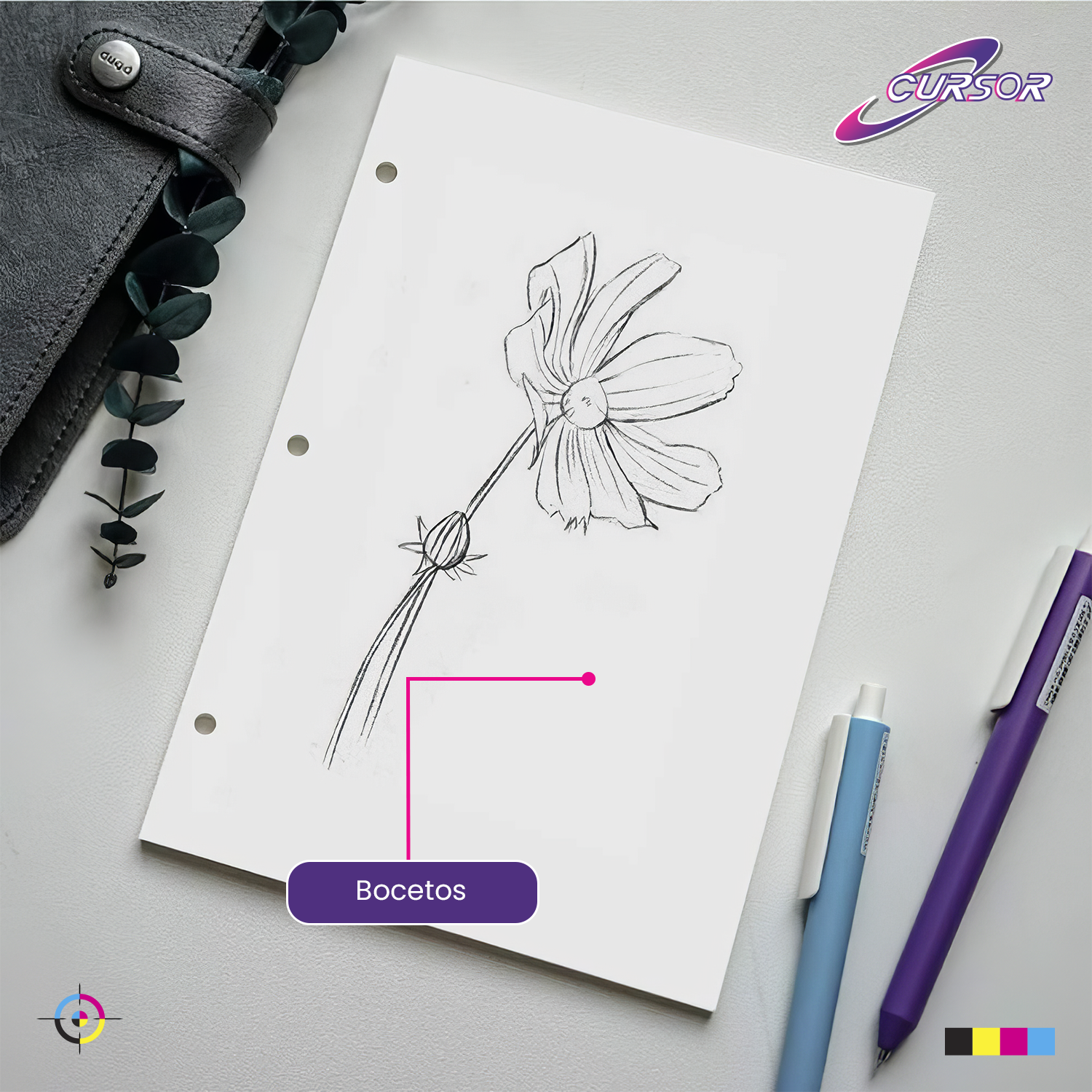 PAPEL BOND B5 106G 500H CURSOR - A-6