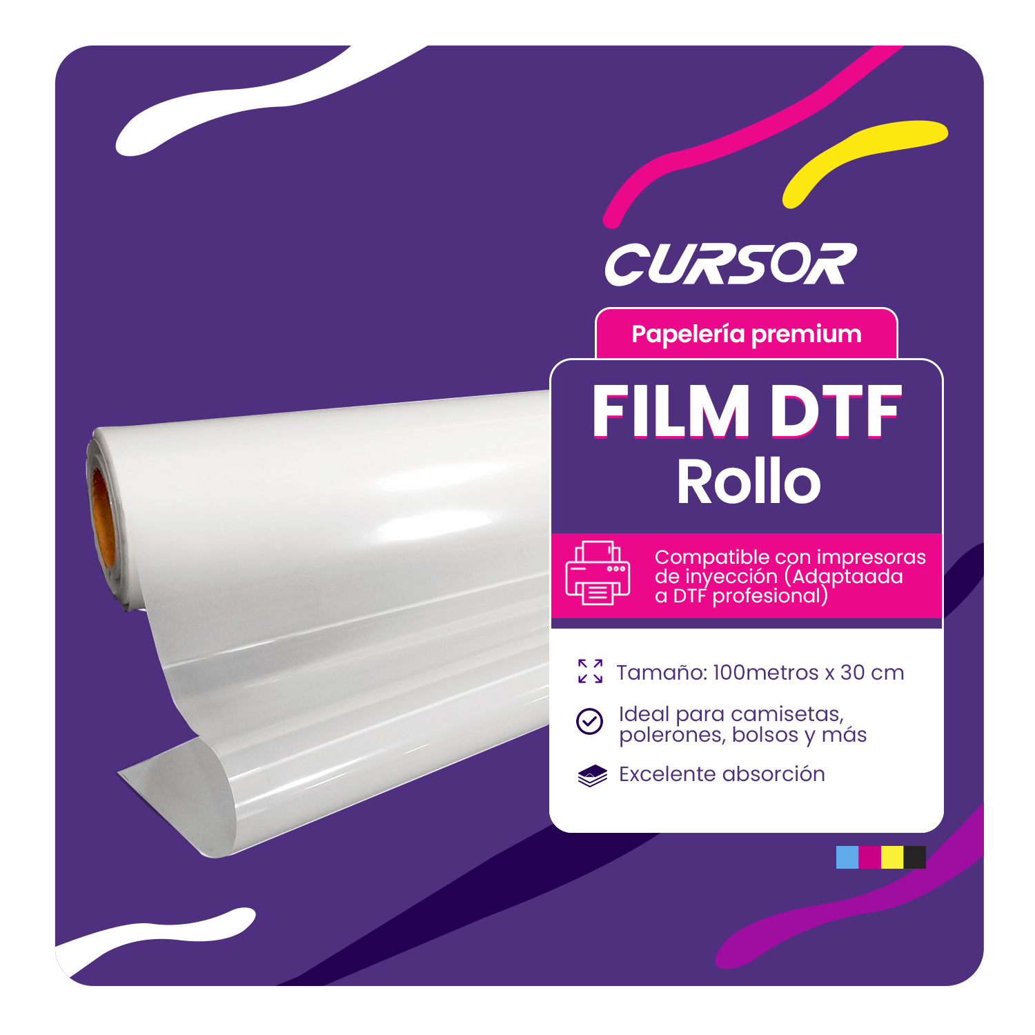 FILM DTF ROLLO 30CM X 100 MTS-2