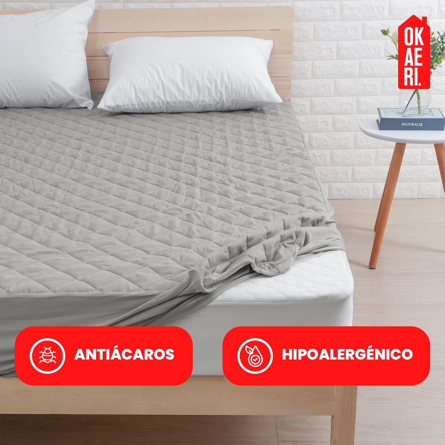 PACK 3X CUBRE COLCHON 2 PLAZAS IMPERMEABLE-2