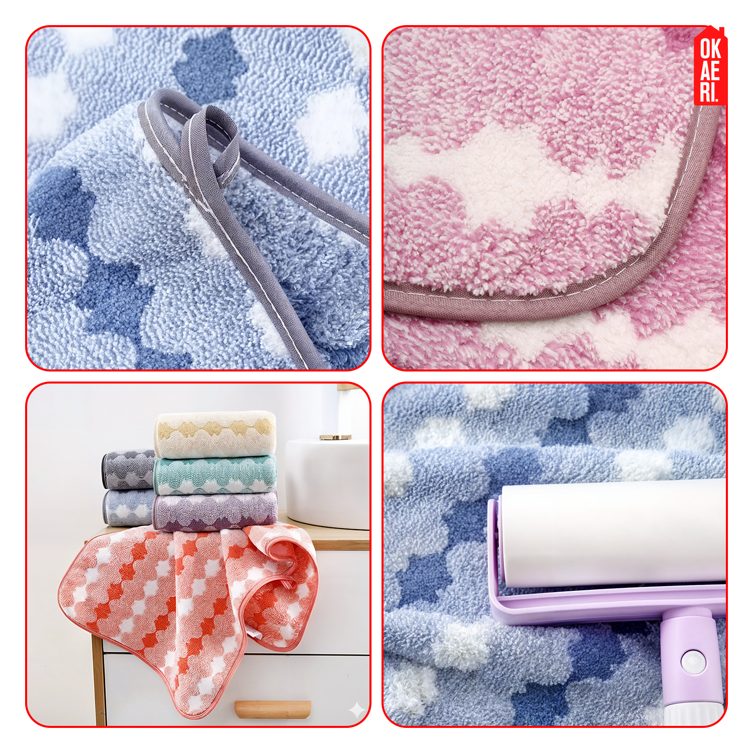 PACK 6 TOALLAS MANO MICROFIBRA 35*75CM-4