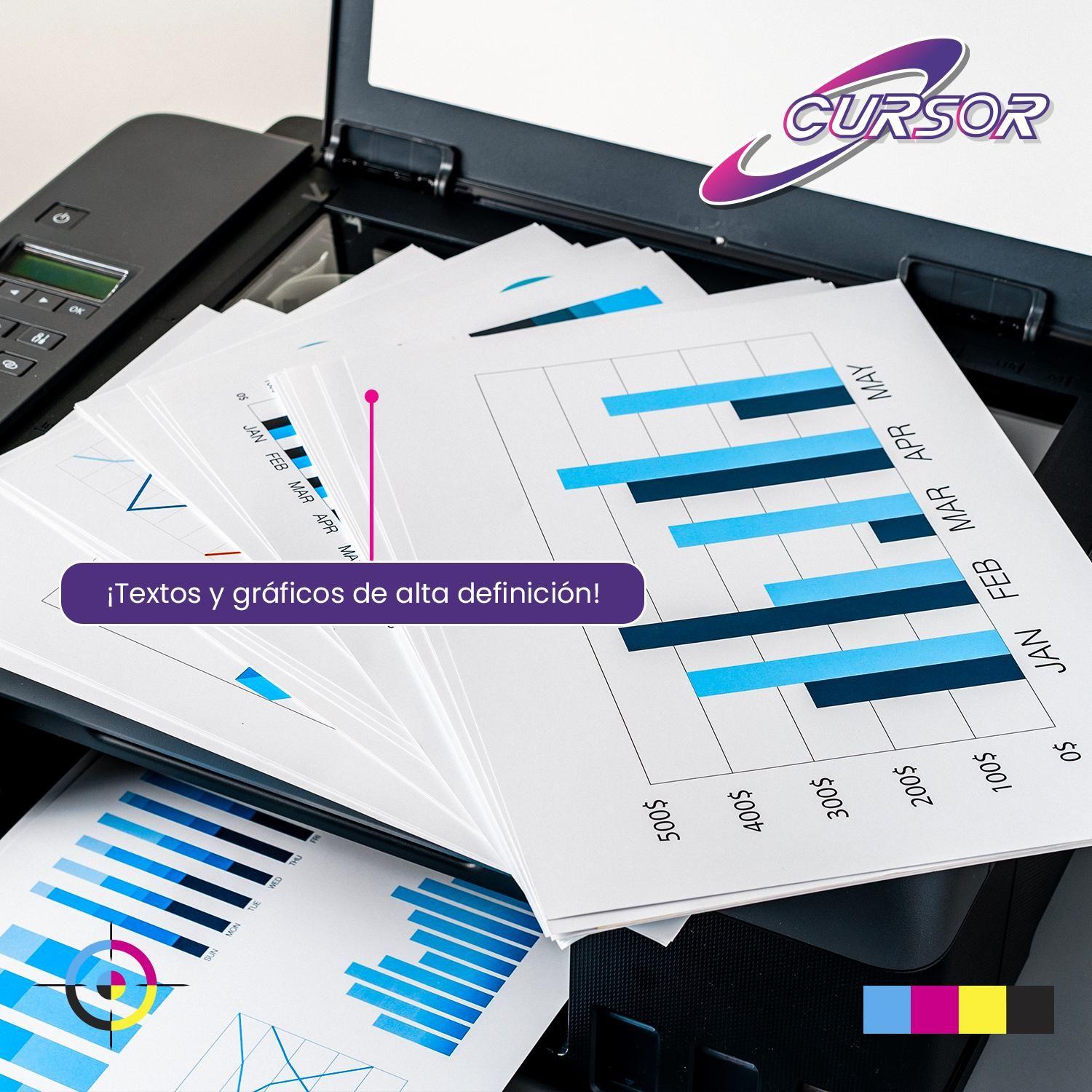 Papel Adhesivo Glossy A4/135g/50 Hojas Cursor-8