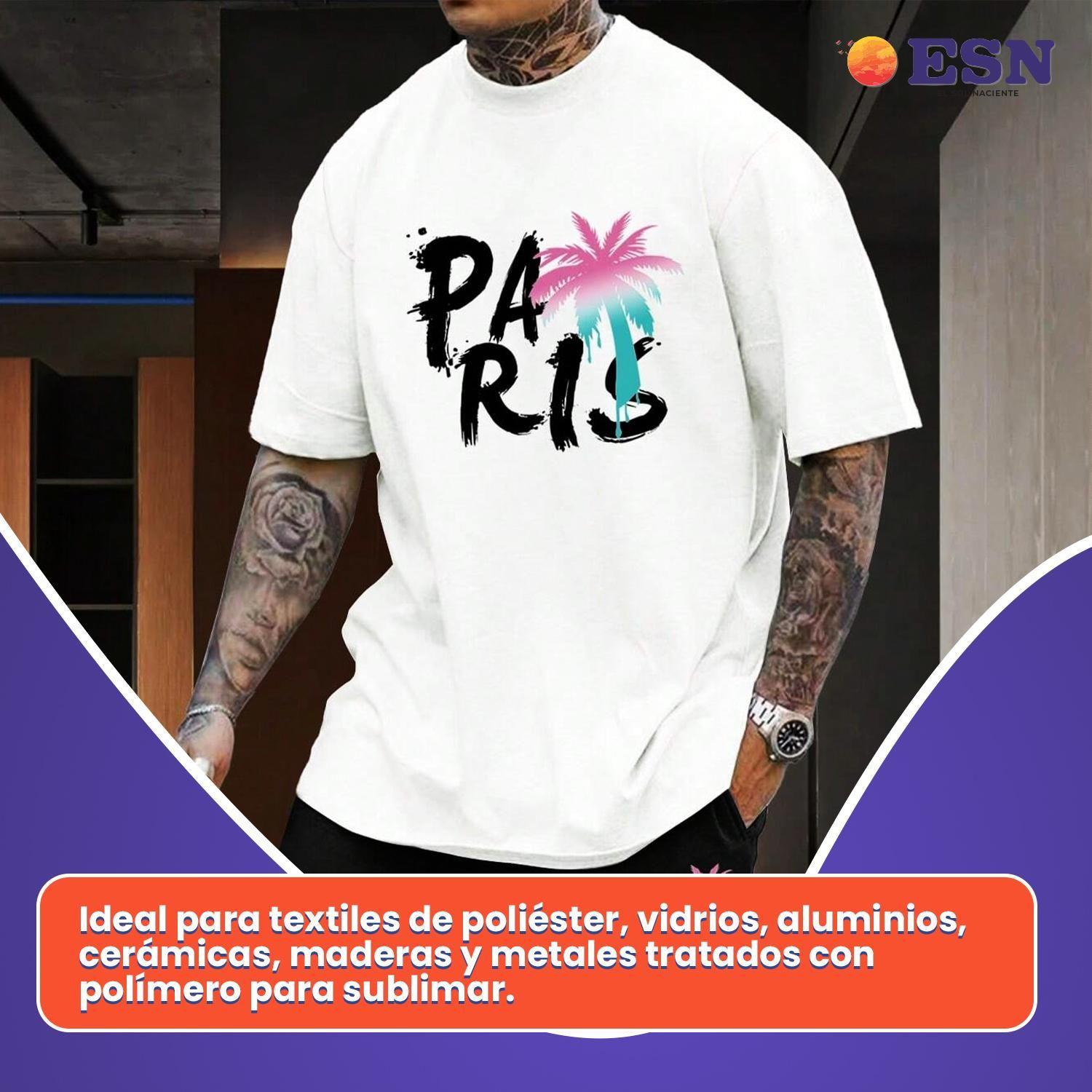 Papel Sublimación Secado Rápido Amarillo A4 100gr 100h Esn-6