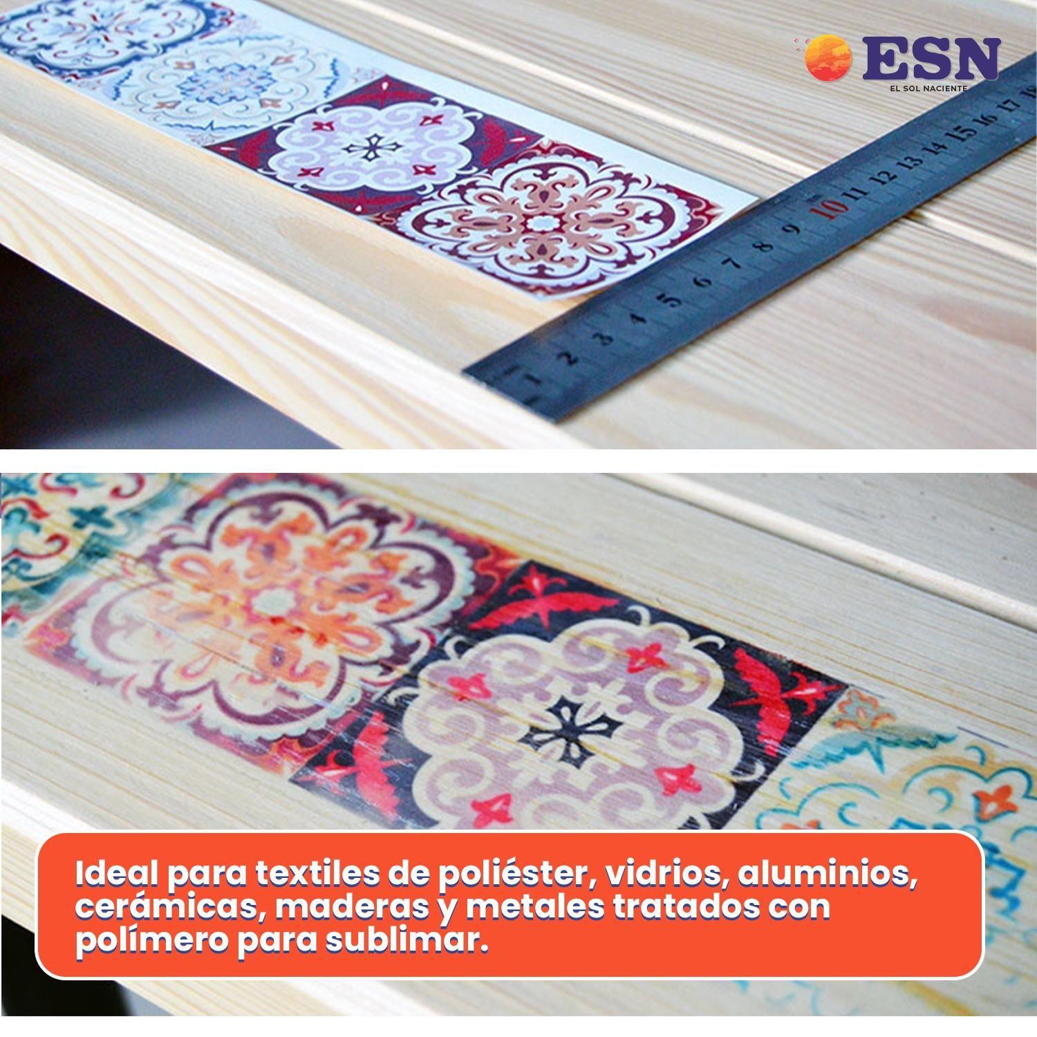 Papel Sublimación Secado Rápido Amarillo A4 100gr 100h Esn-8