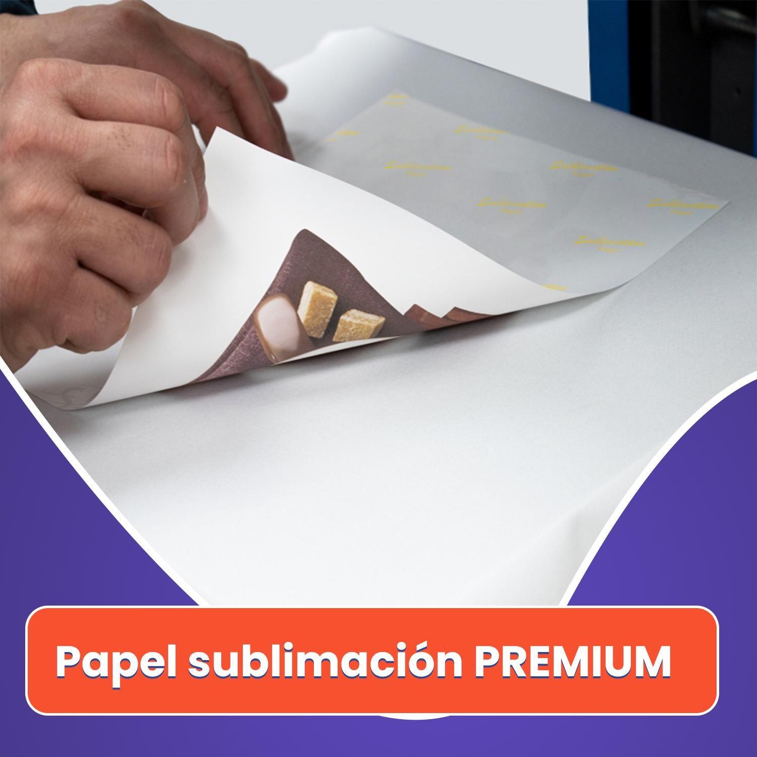 Papel Sublimación Secado Rápido Amarillo A4 100gr 100h Esn-9
