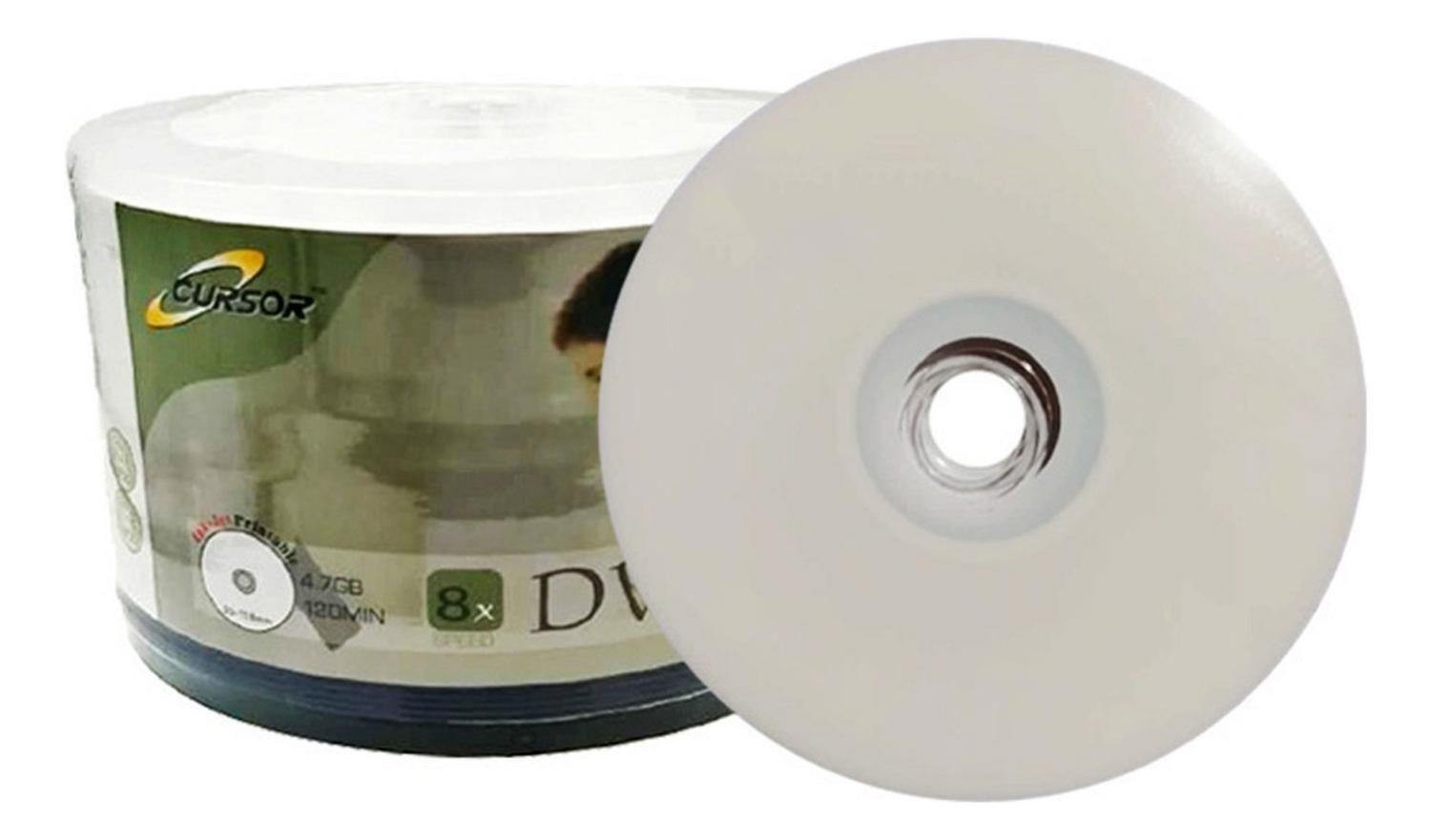 Dvd R 8x 4.7gb Printable Cursor Pack 50-9