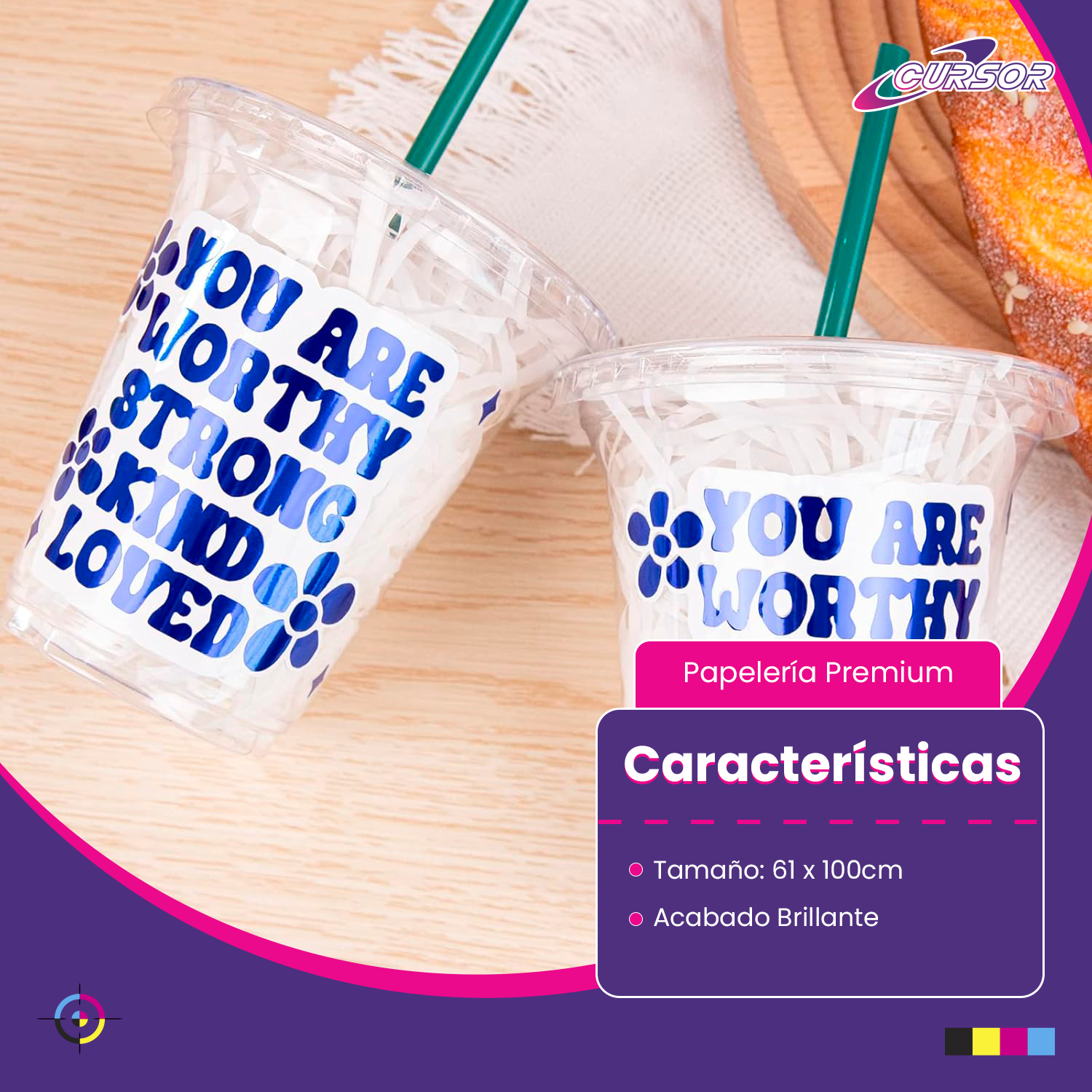 Vinilos Adhesivos De Corte Brillante Imprimible 61 Cms X Mts-3