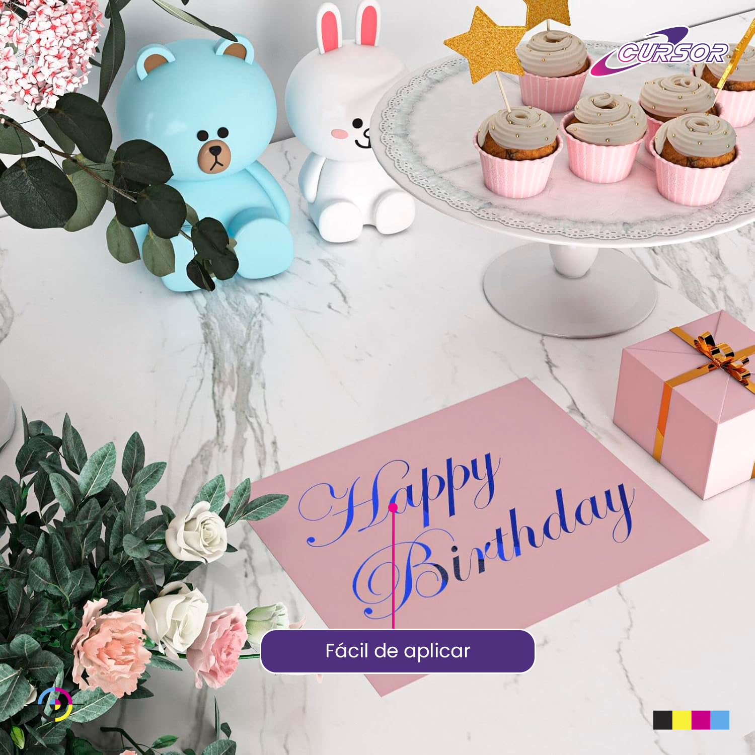 Vinilos Adhesivos De Corte Brillante Imprimible 61 Cms X Mts-7