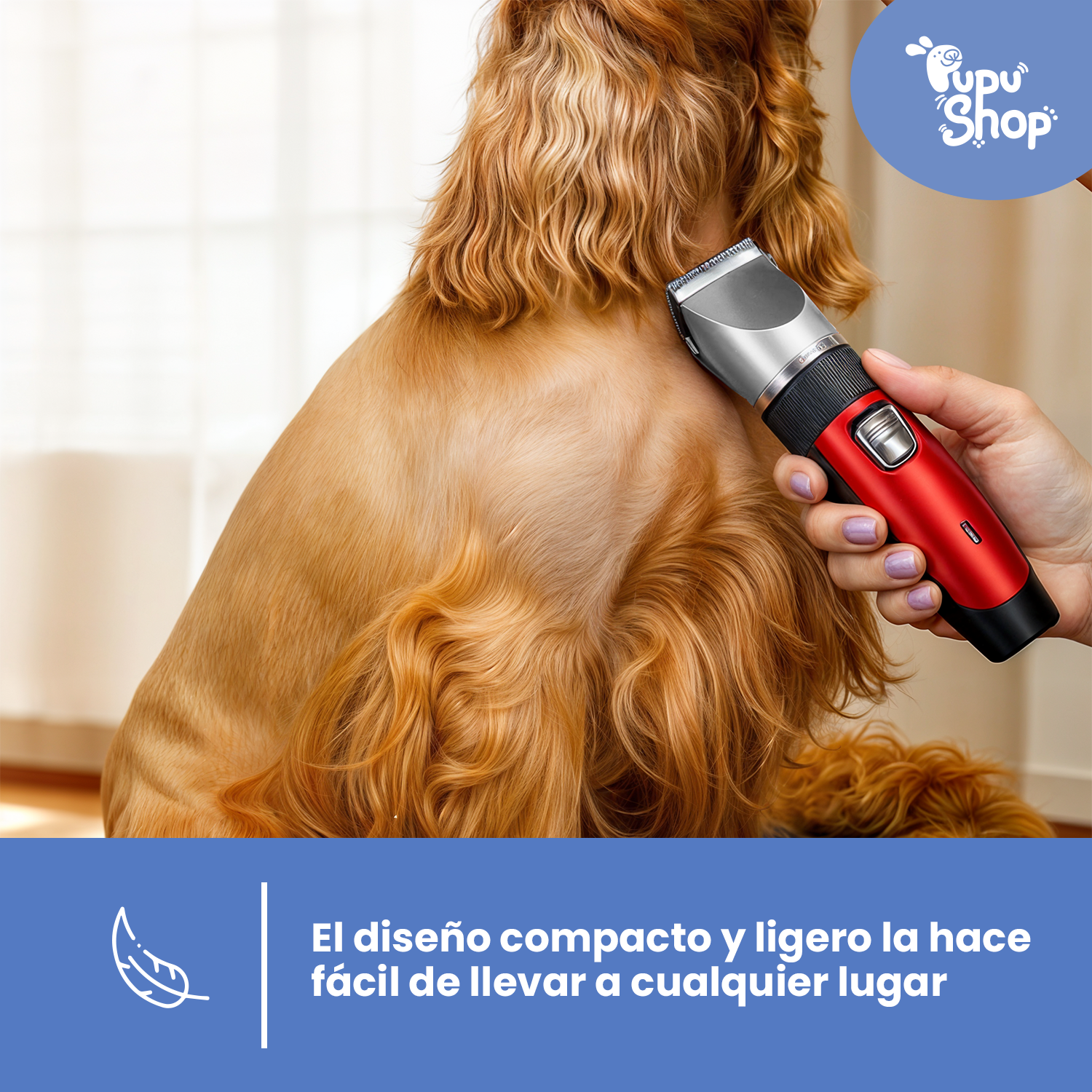MAQUINA CORTA PELO MASCOTAS PERRO GATO KIT COMPLETO-4