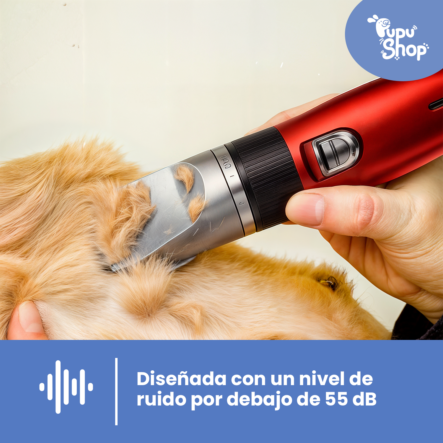 MAQUINA CORTA PELO MASCOTAS PERRO GATO KIT COMPLETO-5