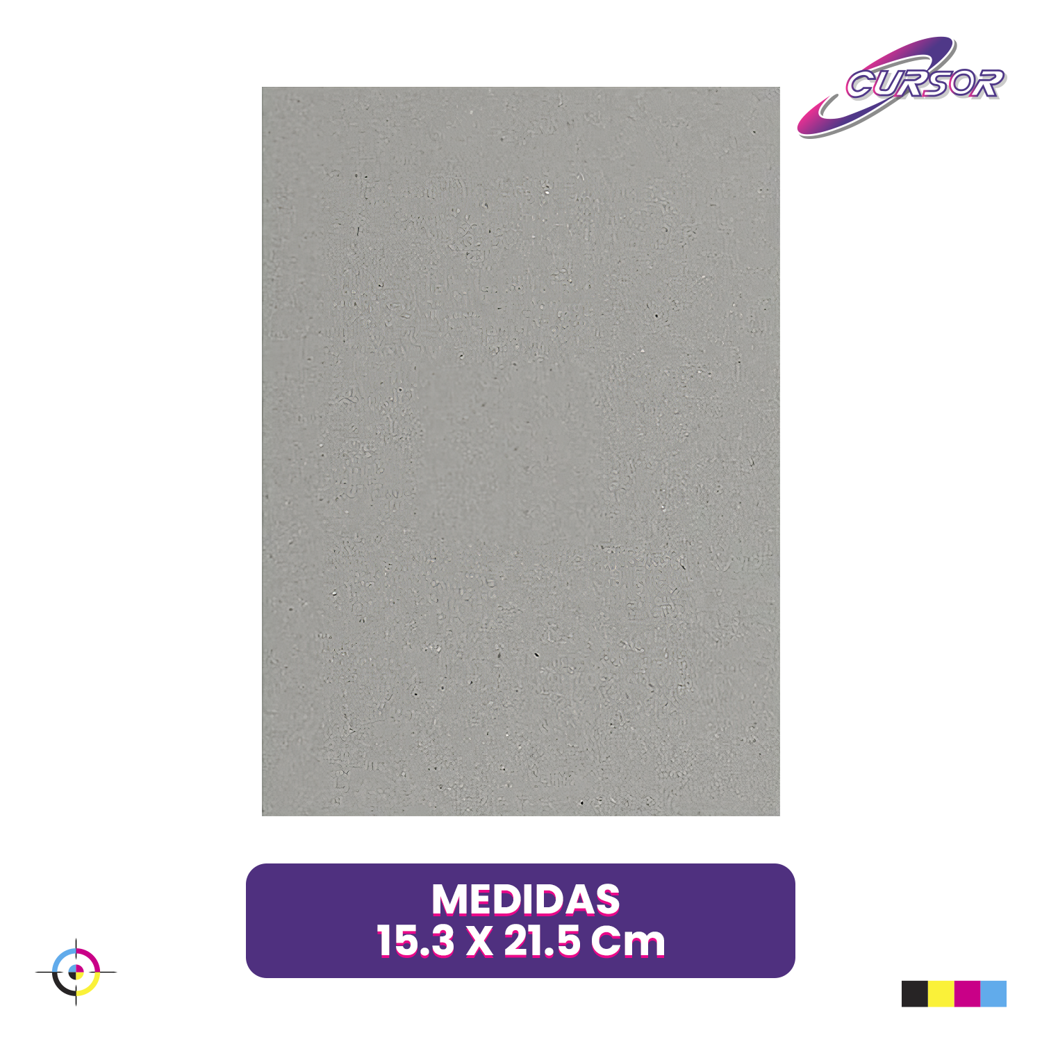 CARTON PIEDRA A5+ 1.5MM 100 HOJAS CURSOR-A-5