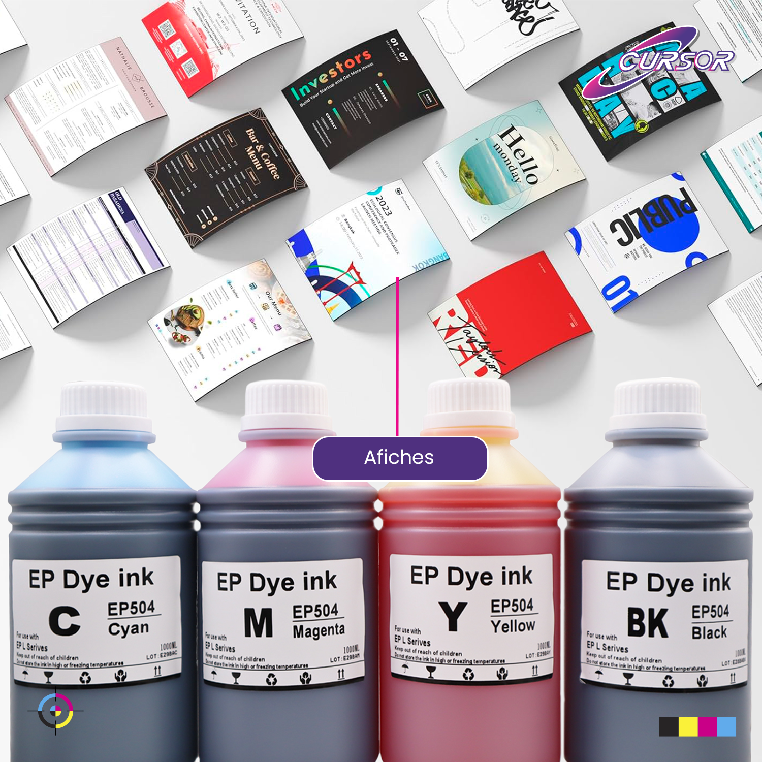 Tinta Dye Premium Compatible Epson T504 1 Lt-8