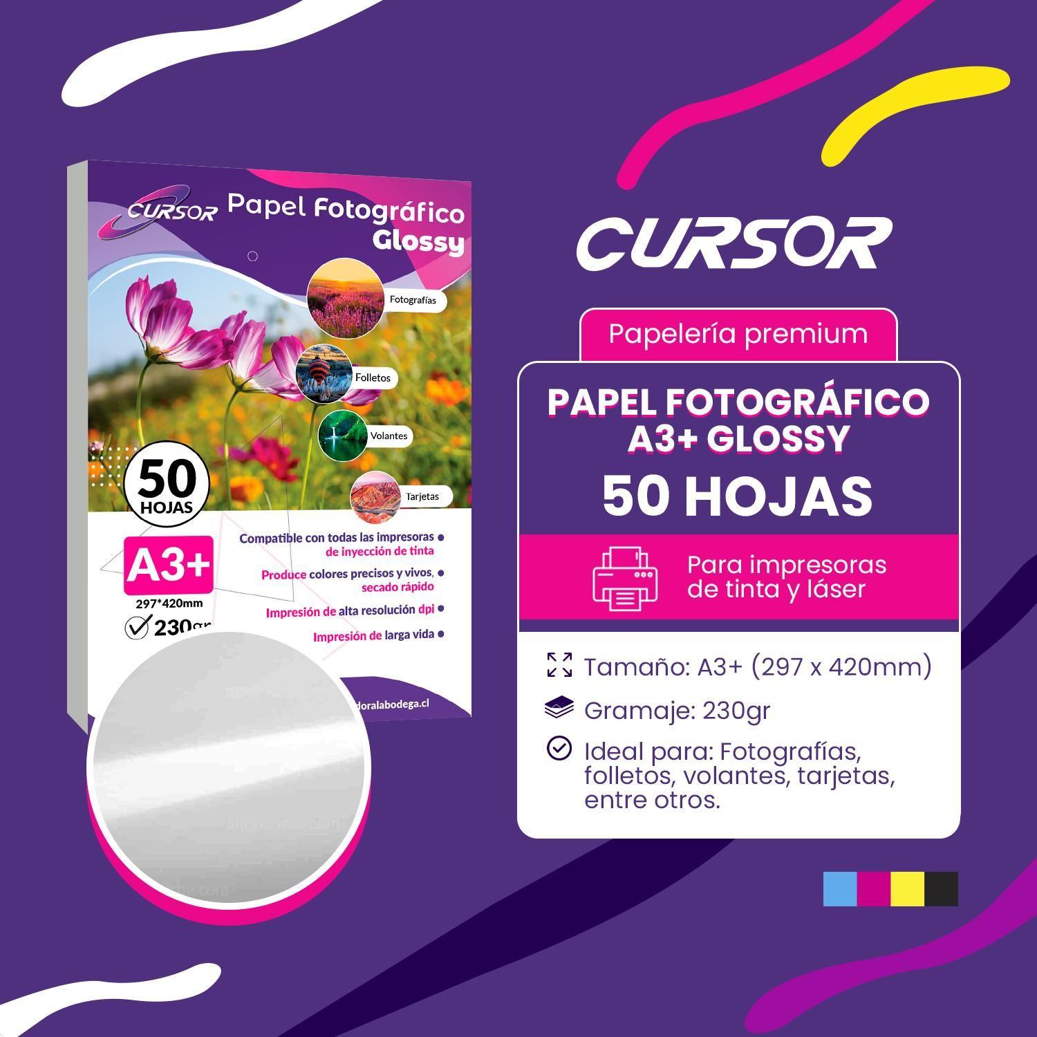 Papel Fotografico Glossy Brillante A3+ 33x48 230gr 50 Hojas-1