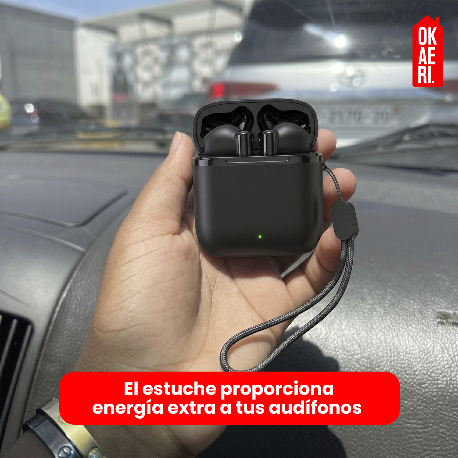 Audifonos Inalambricos Bluetooth Tws Ap66 Manos Libres Negro-2
