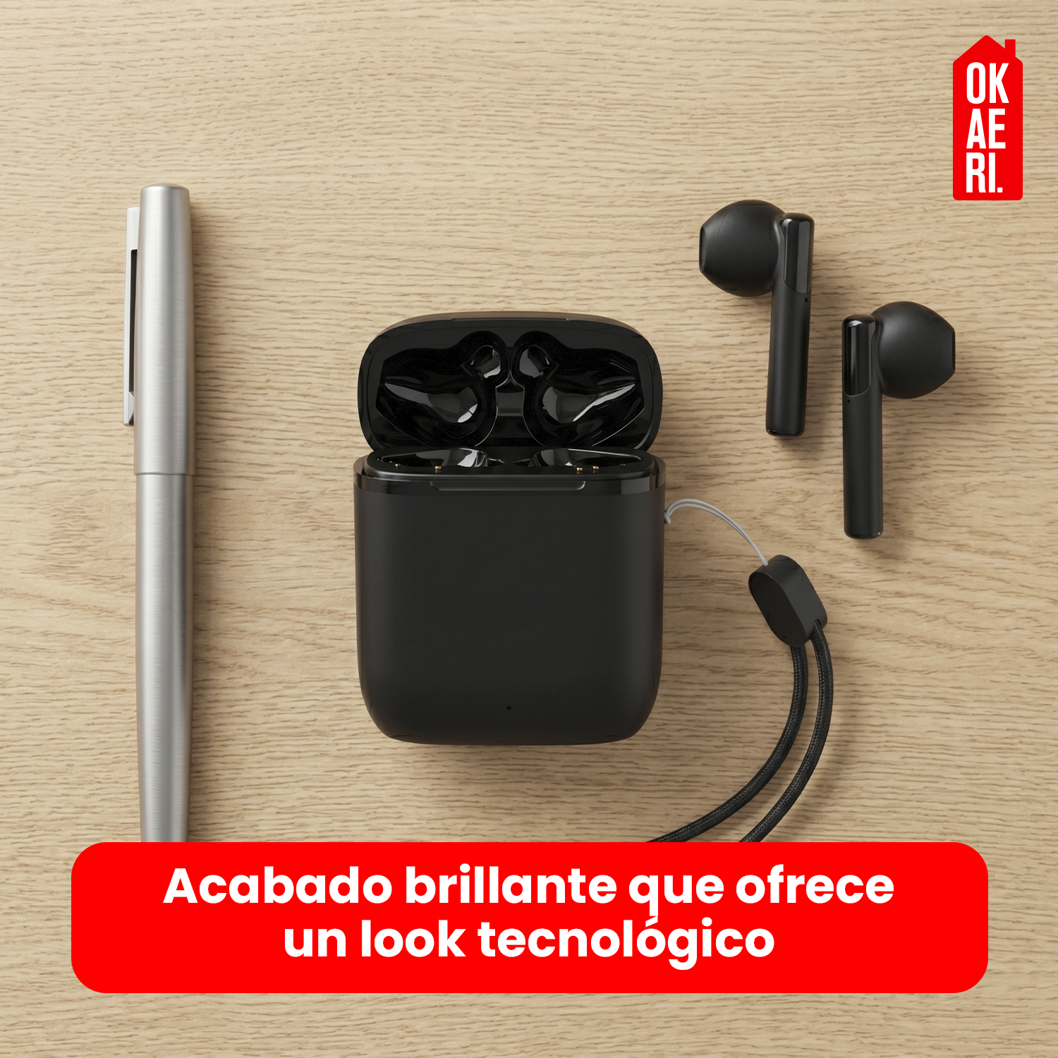 Audifonos Inalambricos Bluetooth Tws Ap66 Manos Libres Negro-3