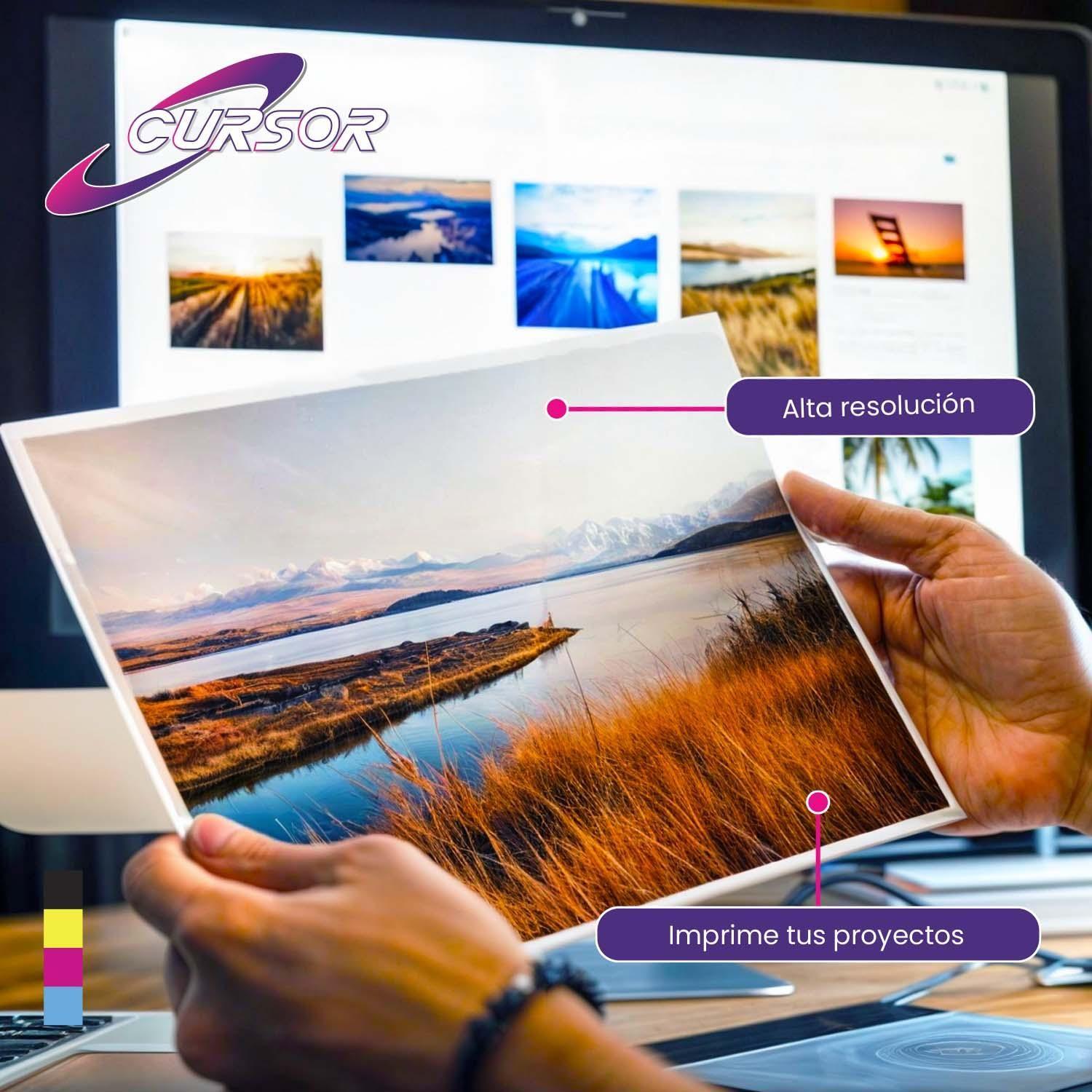 Papel Glossy Fotografico Brillante A4 260g 50 Hojas Cursor-5