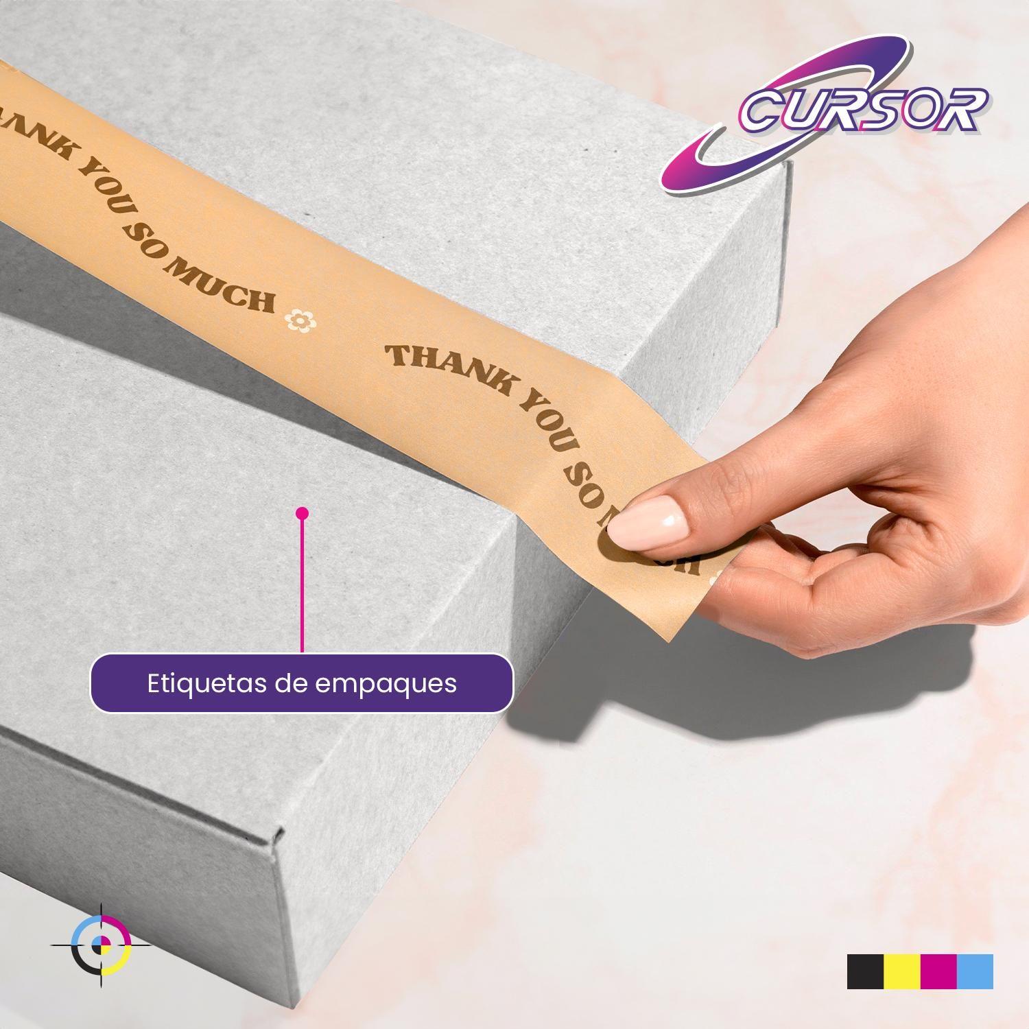 Papel Kraft Adhesivo Imprimible A4 200 Gr 50 Hojas Cursor-7