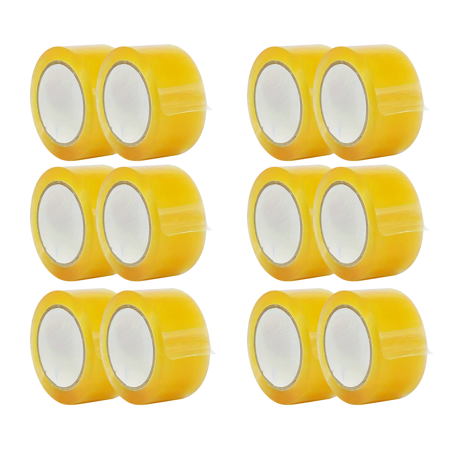 Pack 12x Cintas Embalajes Rollos 100 Mts 48mm Transparentes-8