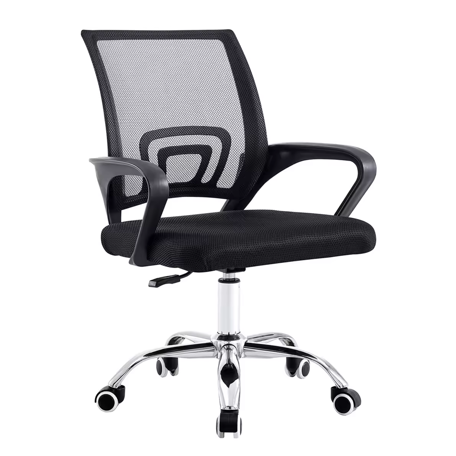 Silla De Escritorio Okaeri Negra Con Tapizado De Goma-0