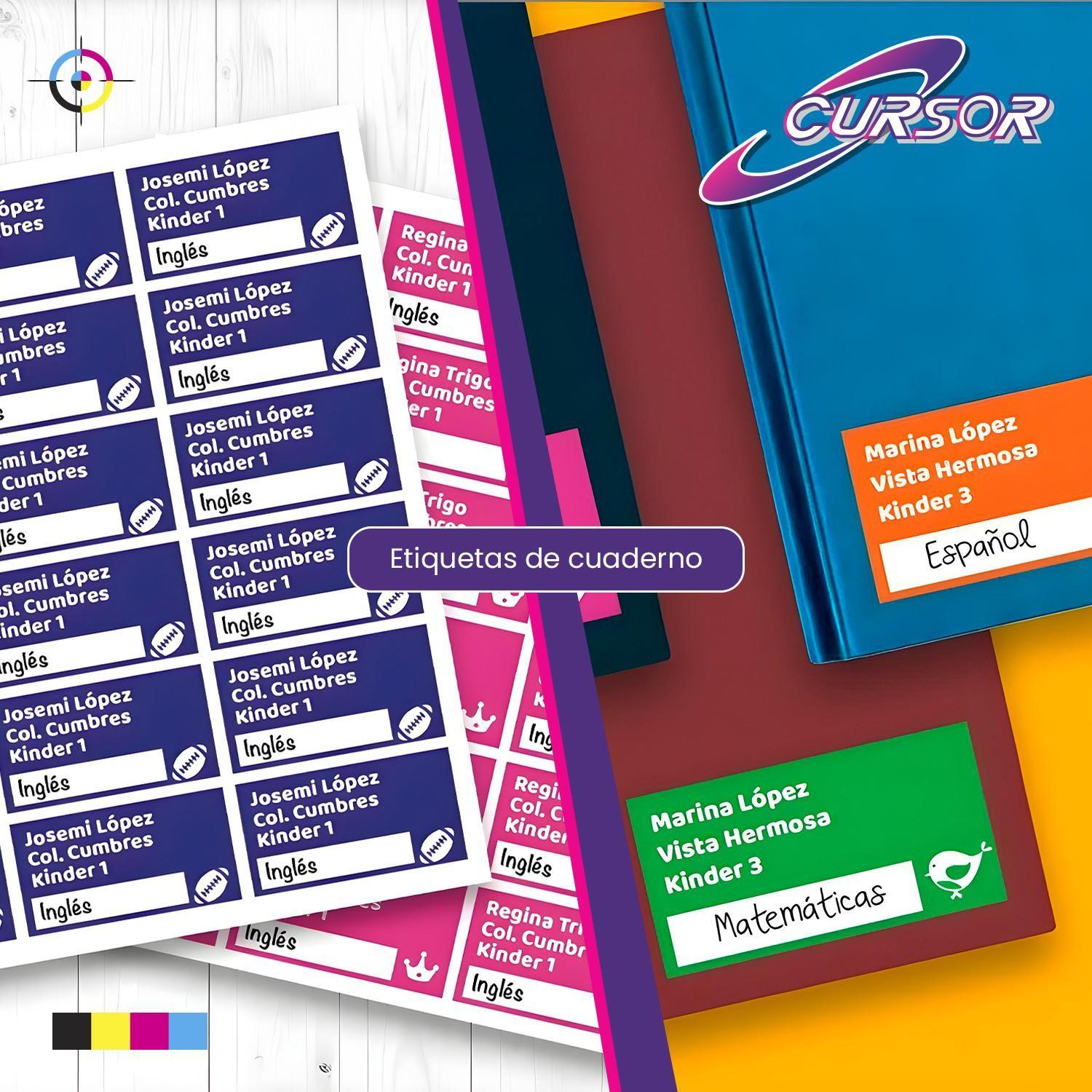 PACK X 2  PAPEL ADHESIVO GLOSSY ANTIOXIDO A4 135G 50H CURSOR-5