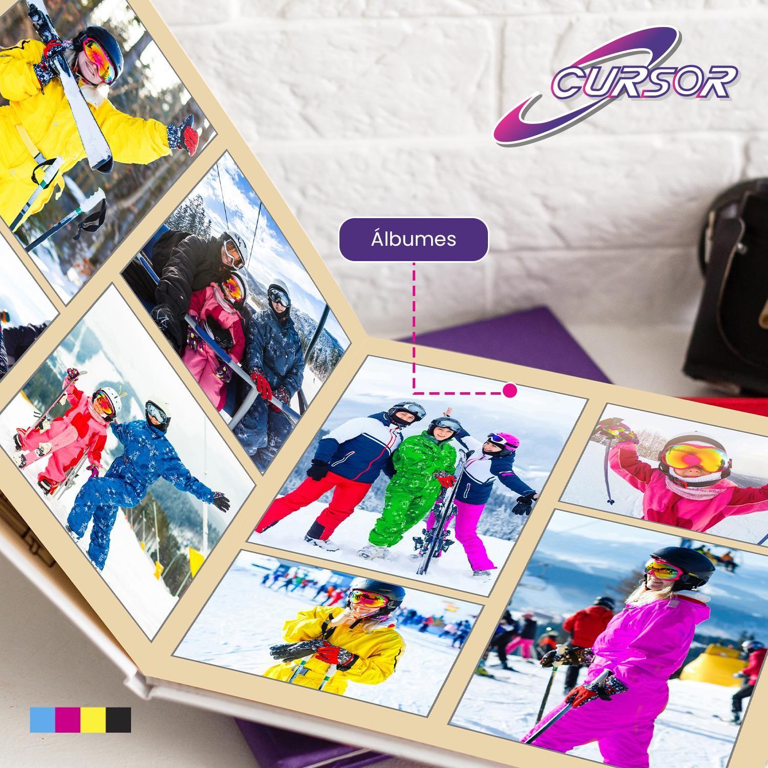 PACK X 2  PAPEL ADHESIVO GLOSSY ANTIOXIDO A4 135G 50H CURSOR-6