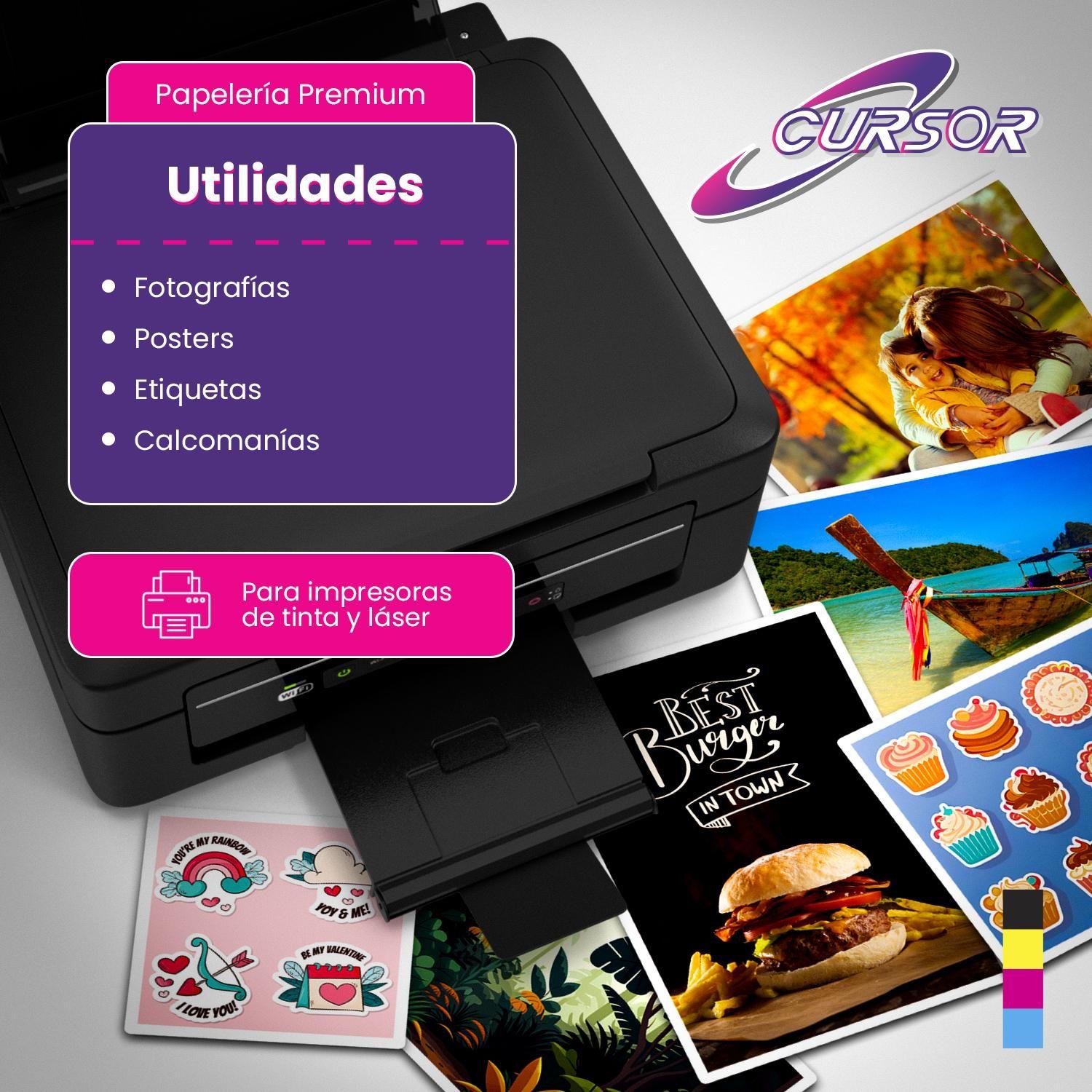 Papel Adhesivo Extrafuerte Glossy Brillante A4 135g -50hojas-4