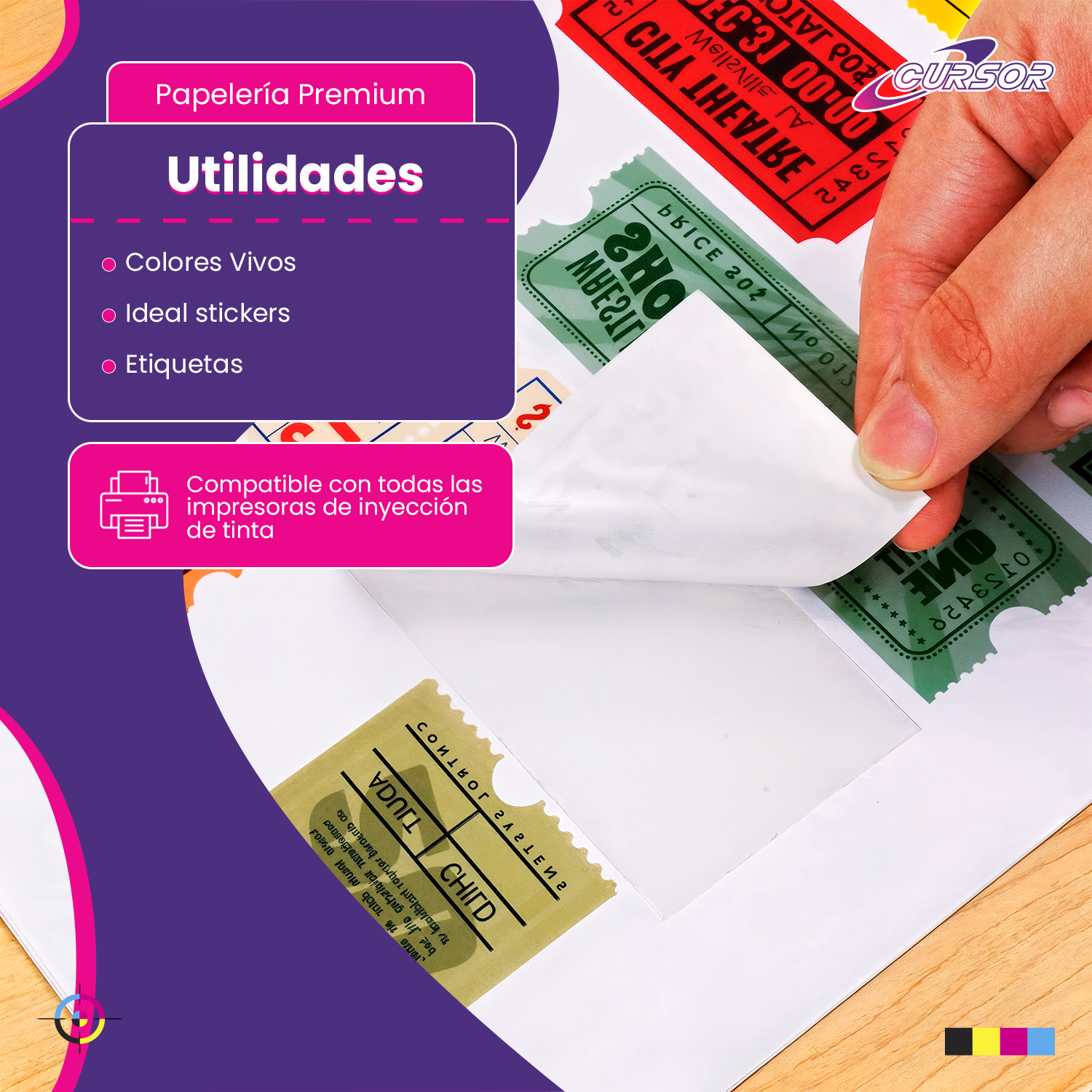 Papel Adhesivo Extrafuerte Glossy Brillante A4 135g -50hojas-5