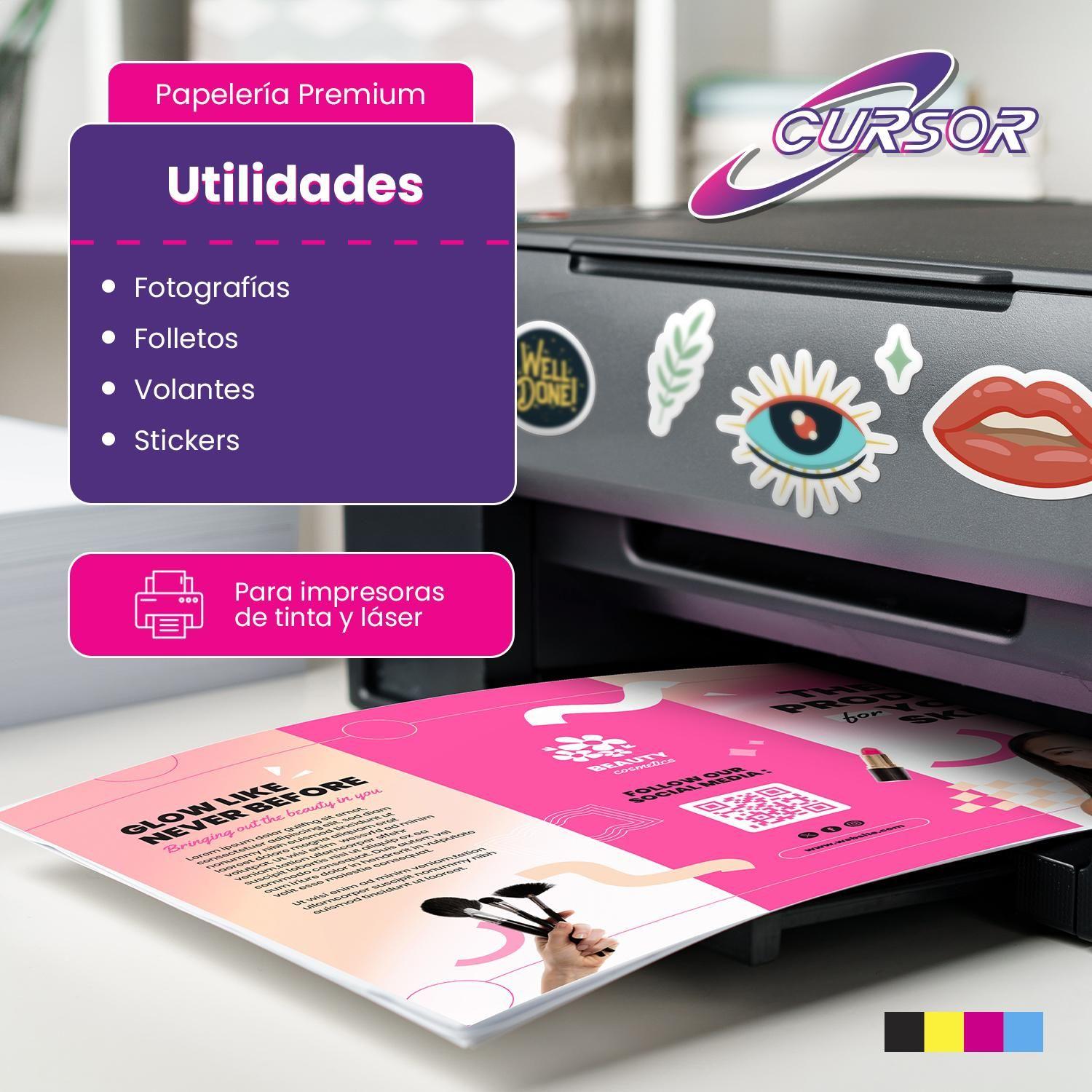 Papel Fotografico A4 135g Glossy Pack 100 Adhesivo-3