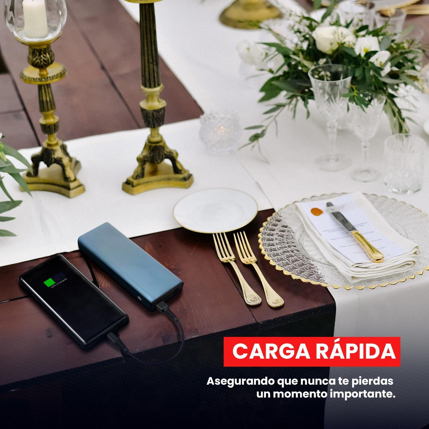 Bateria Externa Power Bank Carga Rapida 20.000MAH-6