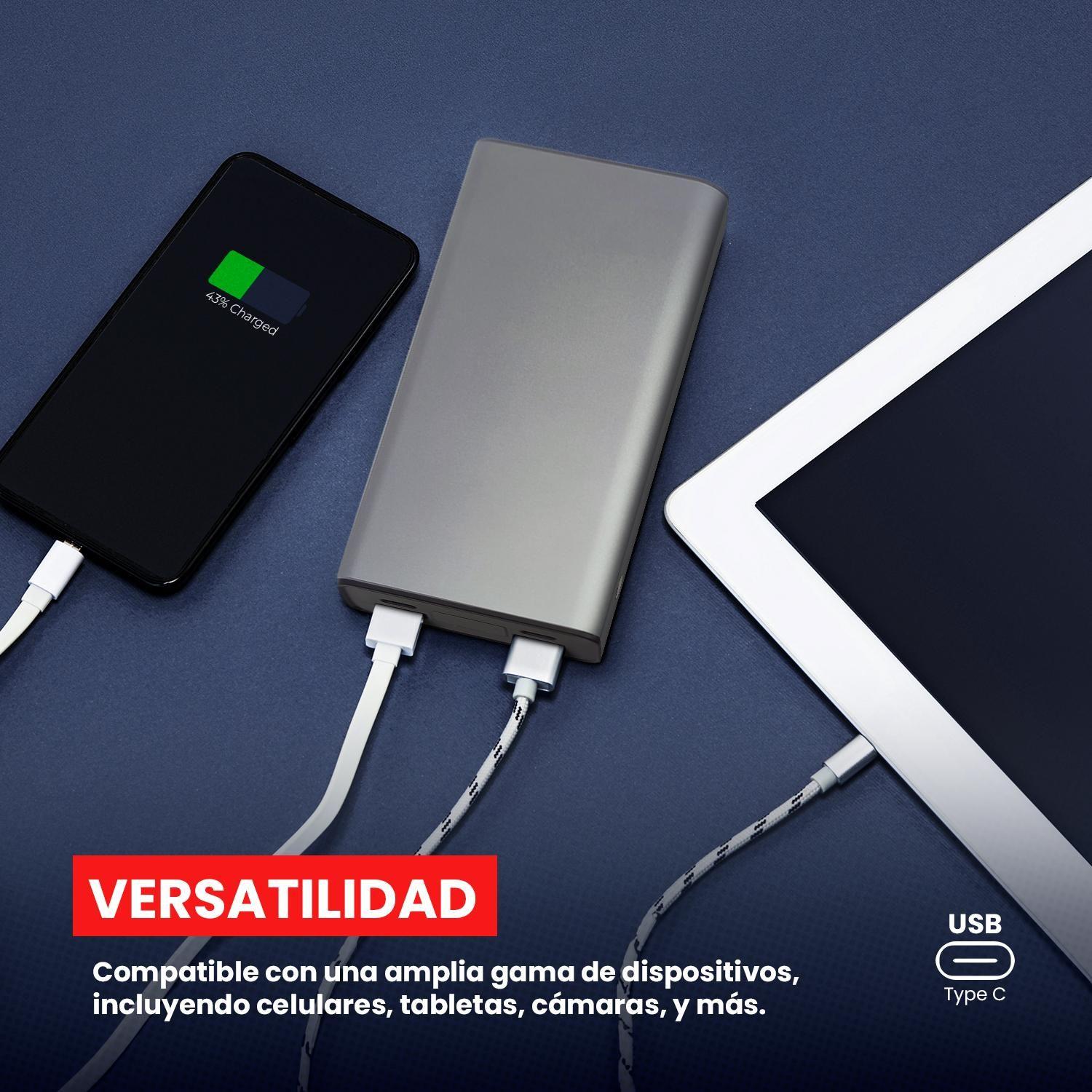 Bateria Externa Power Bank Carga Rapida 20.000MAH-7
