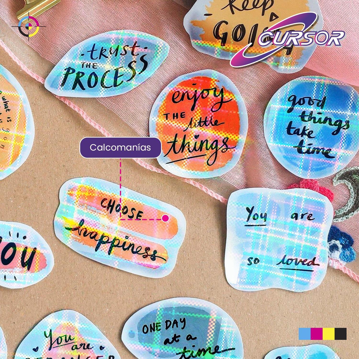 Vinilo Adhesivo Tornasol Cuadrados Agua Imprimible A4 20hjs-5