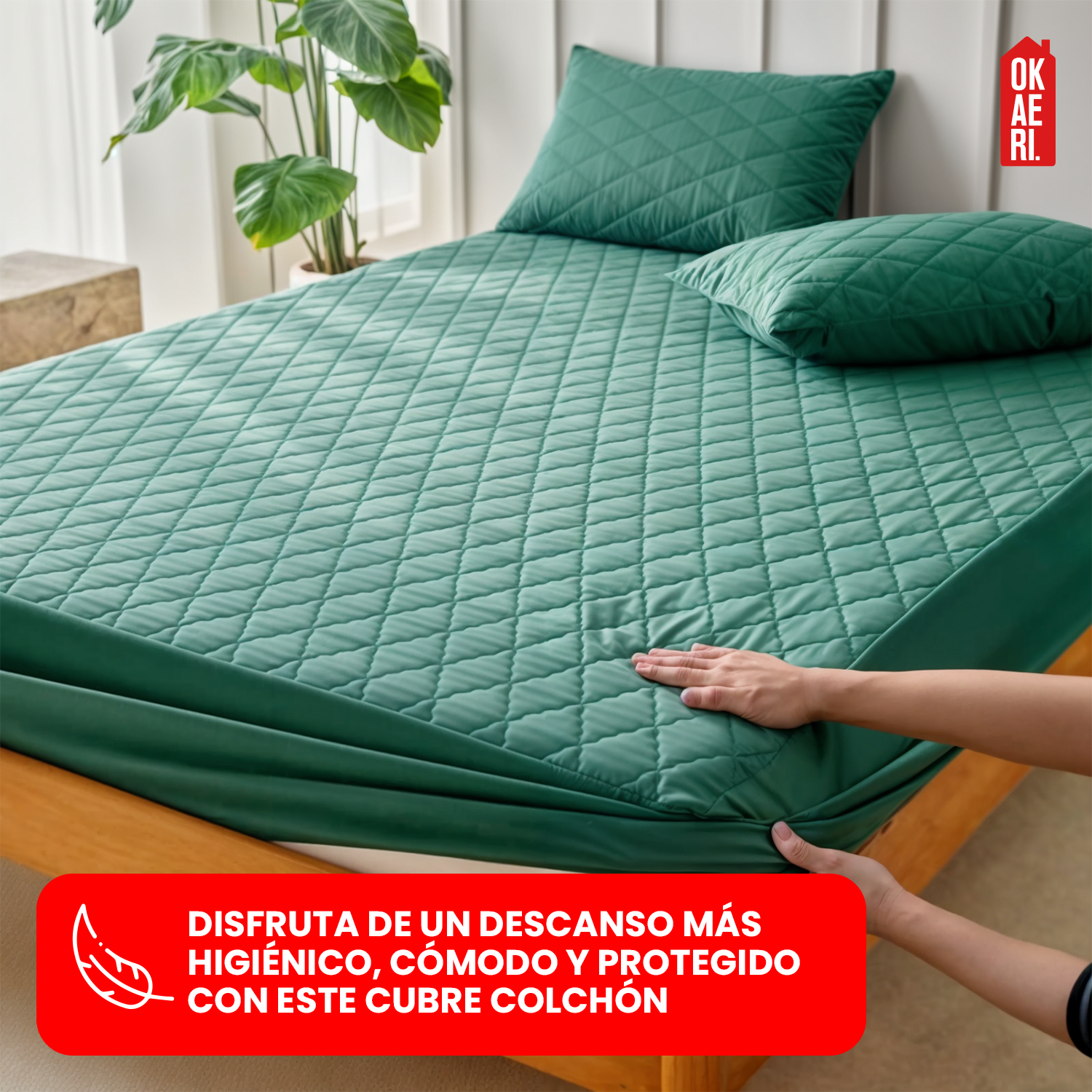 CUBRE COLCHON IMPERMEABLE KING (1.8 X 2.0 MT)-2