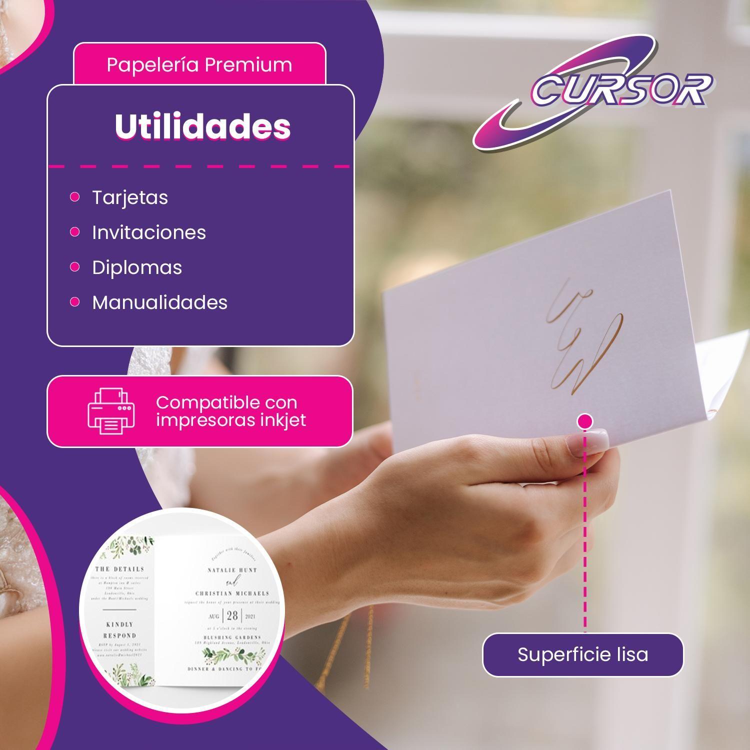 Cartulina Opalina 180 Gr Lisa Extra Blanca Carta 100 Hojas-4