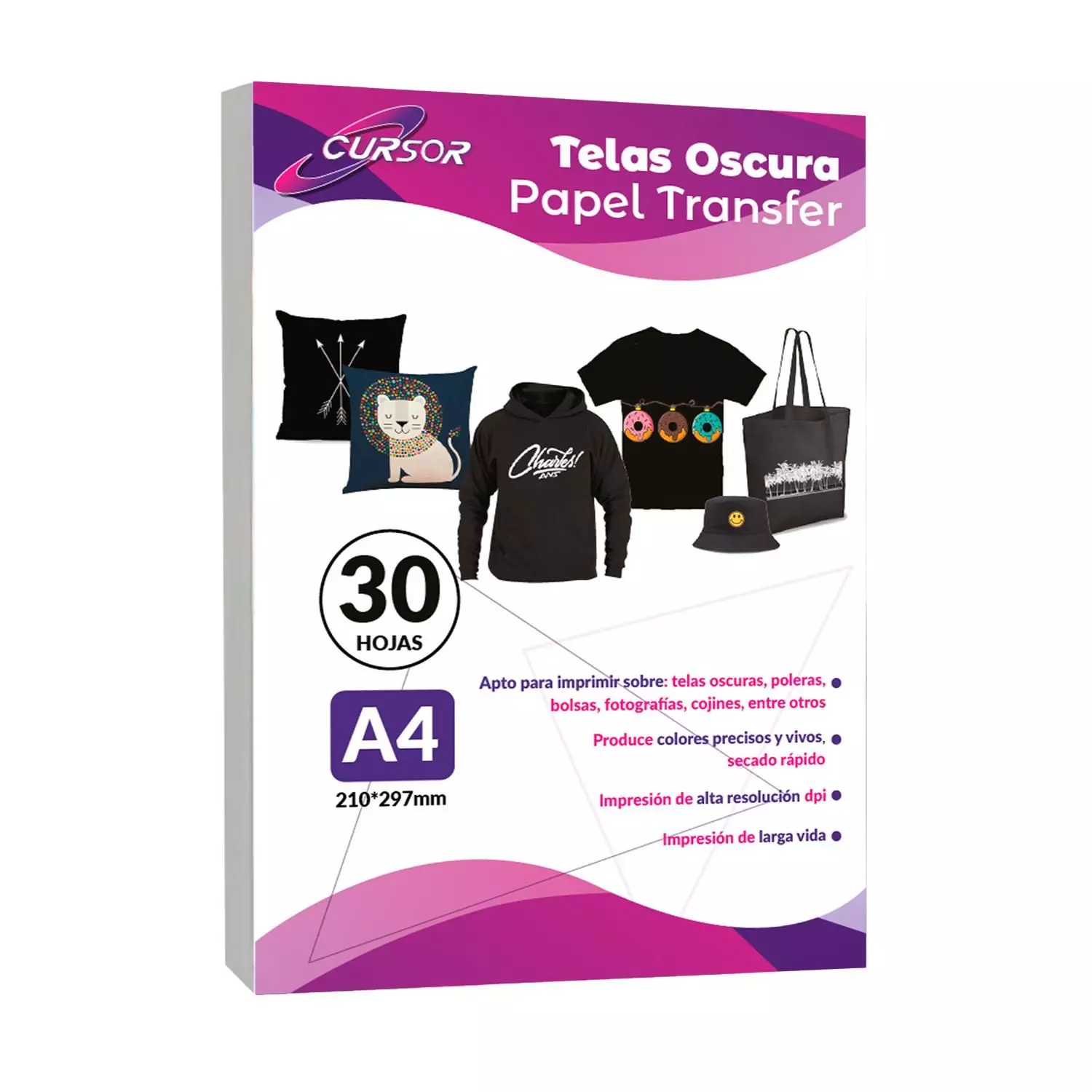 Papel Transfer Premium Telas Oscuras 30hojas-0