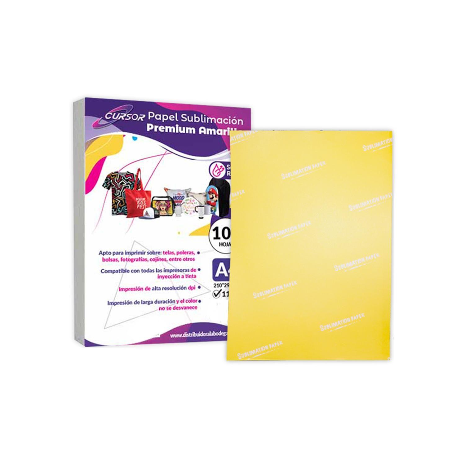 Pack 500hj Papel Sublimación Secado Rápido 110g A4-3