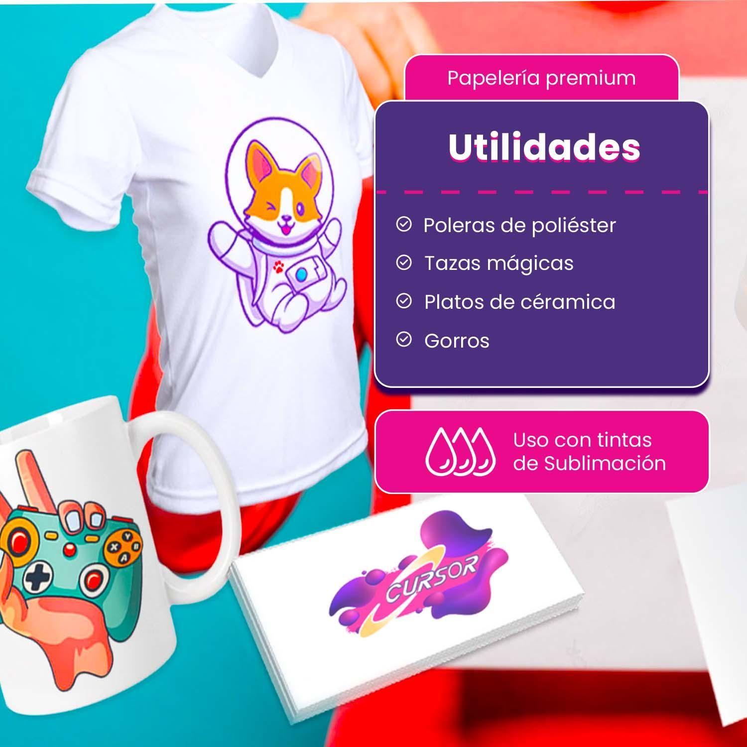 Pack 500hj Papel Sublimación Secado Rápido 110g A4-4