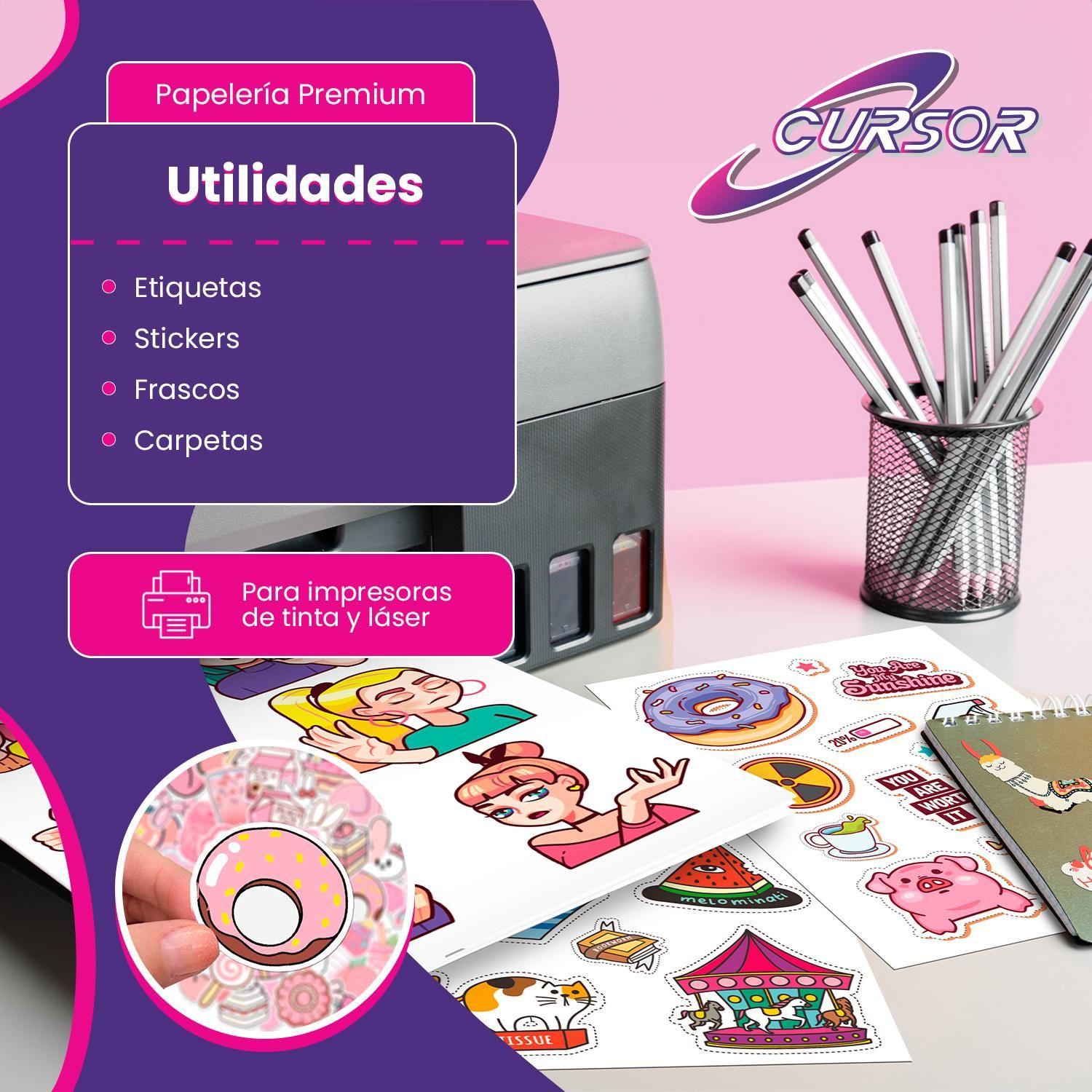 Papel Autoadhesivo Todo Tipo De Impresora Carta 50 Hojas-3