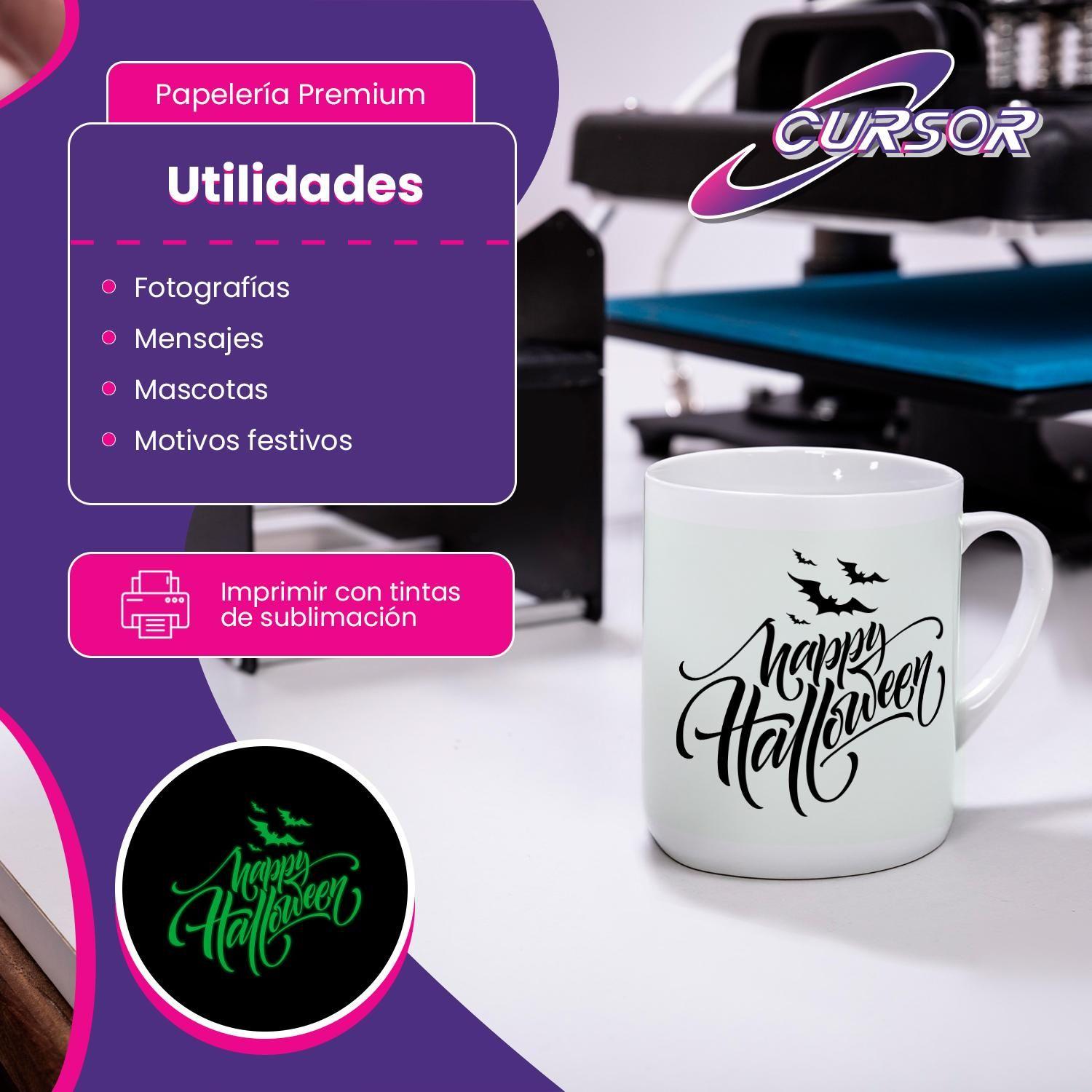 Cajas 36 Tazón Tazon Blanco Sublimacion Brilla Oscuridad-2