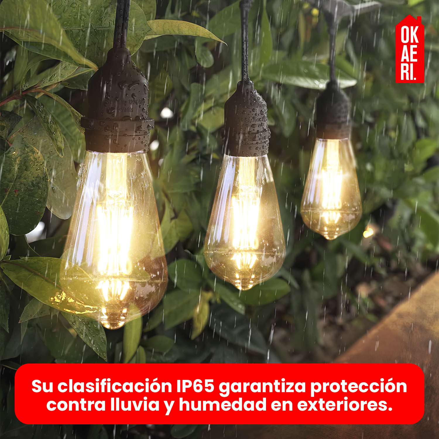 Guirnalda Terraza Patio Amp Incluidas 10 Mtr Hyundai-2