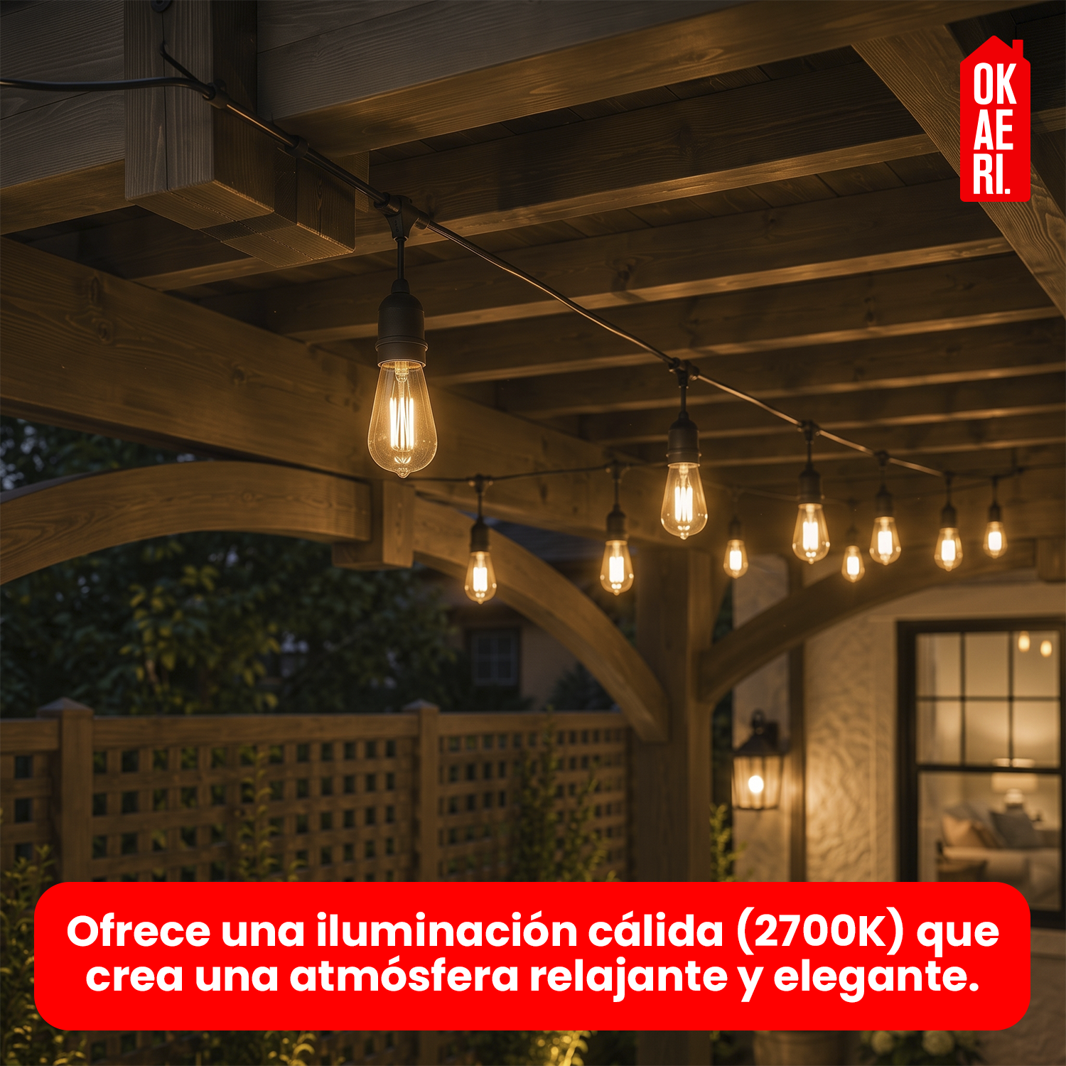 Guirnalda Terraza Patio Amp Incluidas 10 Mtr Hyundai-9