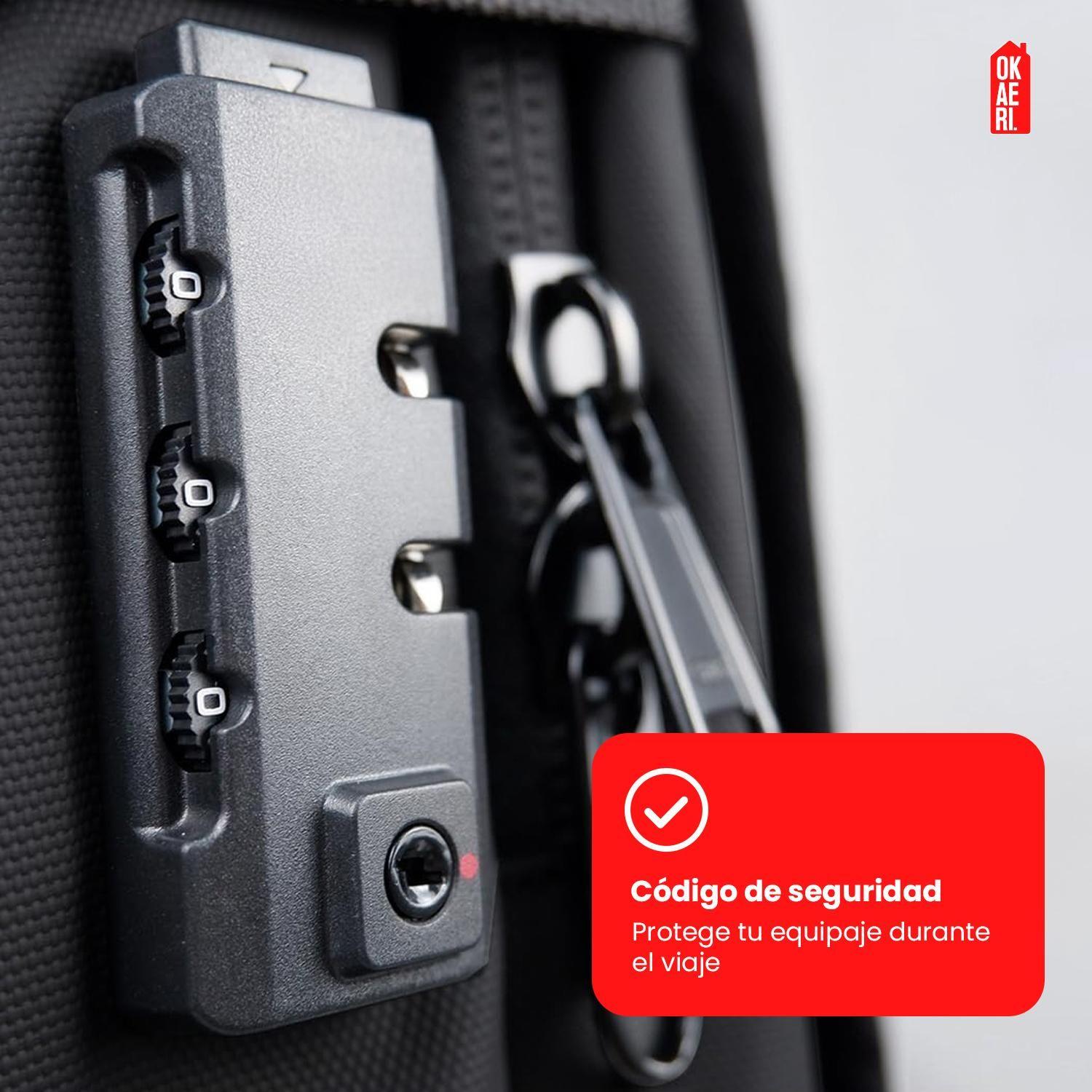 Mochila De Viaje Avion Expandible Impermeable Viral Tik Tok Diseño De La Tela Liso-5