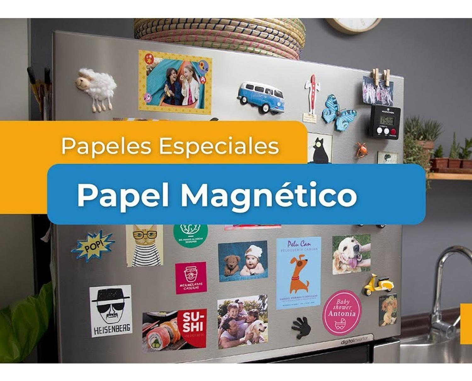 Papel Fotográfico Glossy Magnético Imántado 5hojas A4 Cursor-3