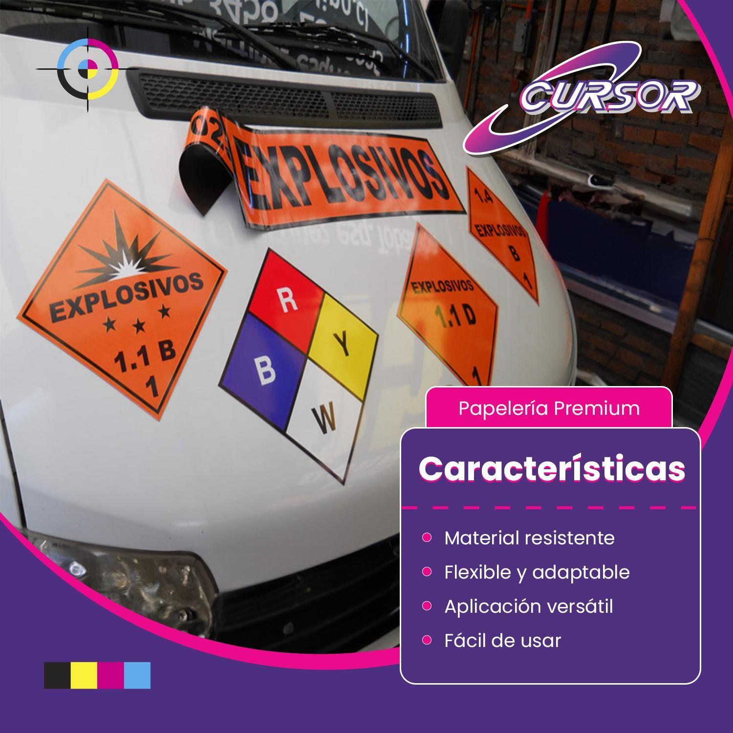 Lámina Iman Rollo Magnético Base Café 0.3mm 0.61 Cm X1 Metro-3