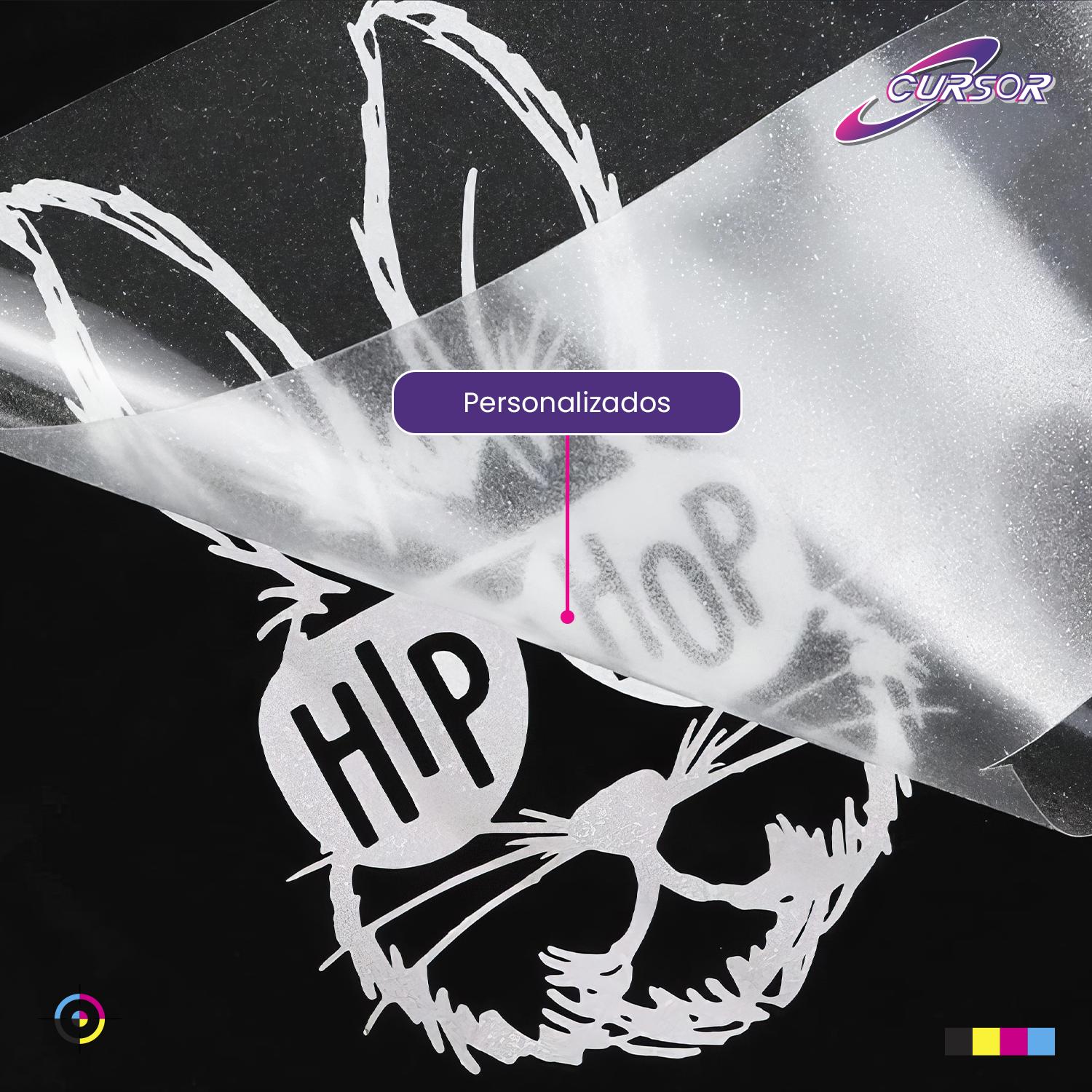 Vinilo Pu Glitter Blanco Arcoiris 50 Cm X 1 Mt Blanco Cursor-5