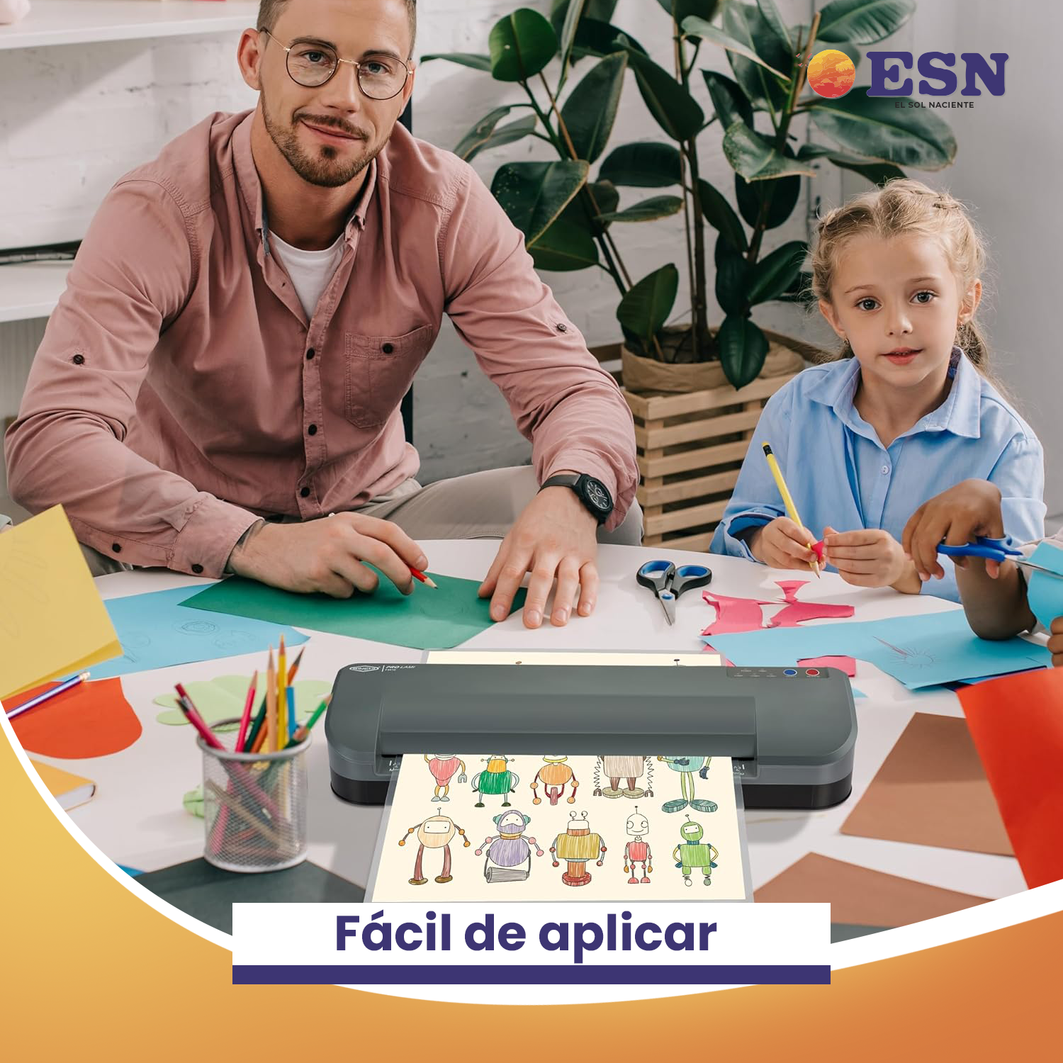 MICA PARA TERMOLAMINADORA PLASTIFICADORA 125 MIC 229X292 MM 100H CARTA ESN-5