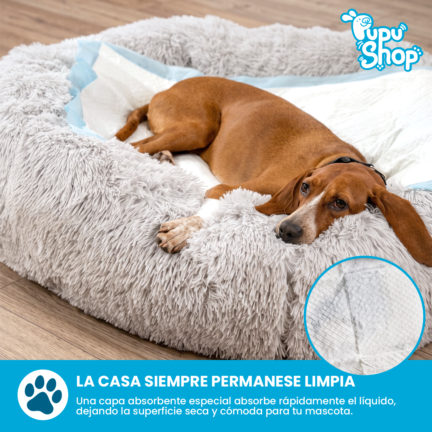 100 Pañales Sabanillas Mascotas Perros y gatos 90 x60 Cm-3