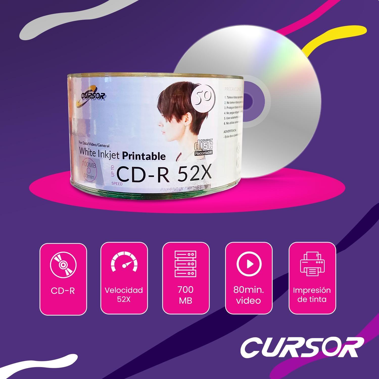 Cd R52x 700mb Pintable Esn Plus Pack 50-7
