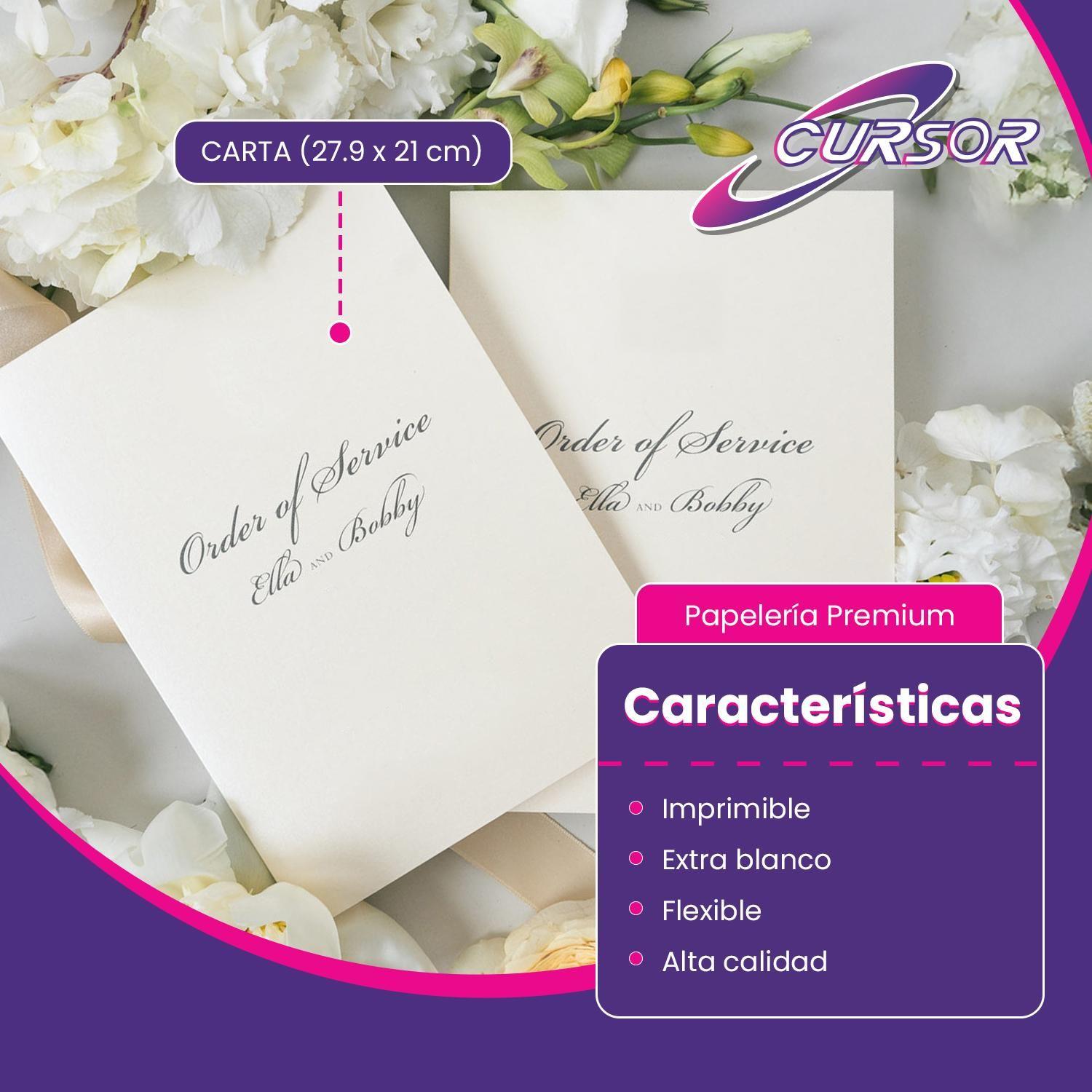 Opalina Lisa Extra Blanca Premium 250 g Carta 100 h Cursor-3