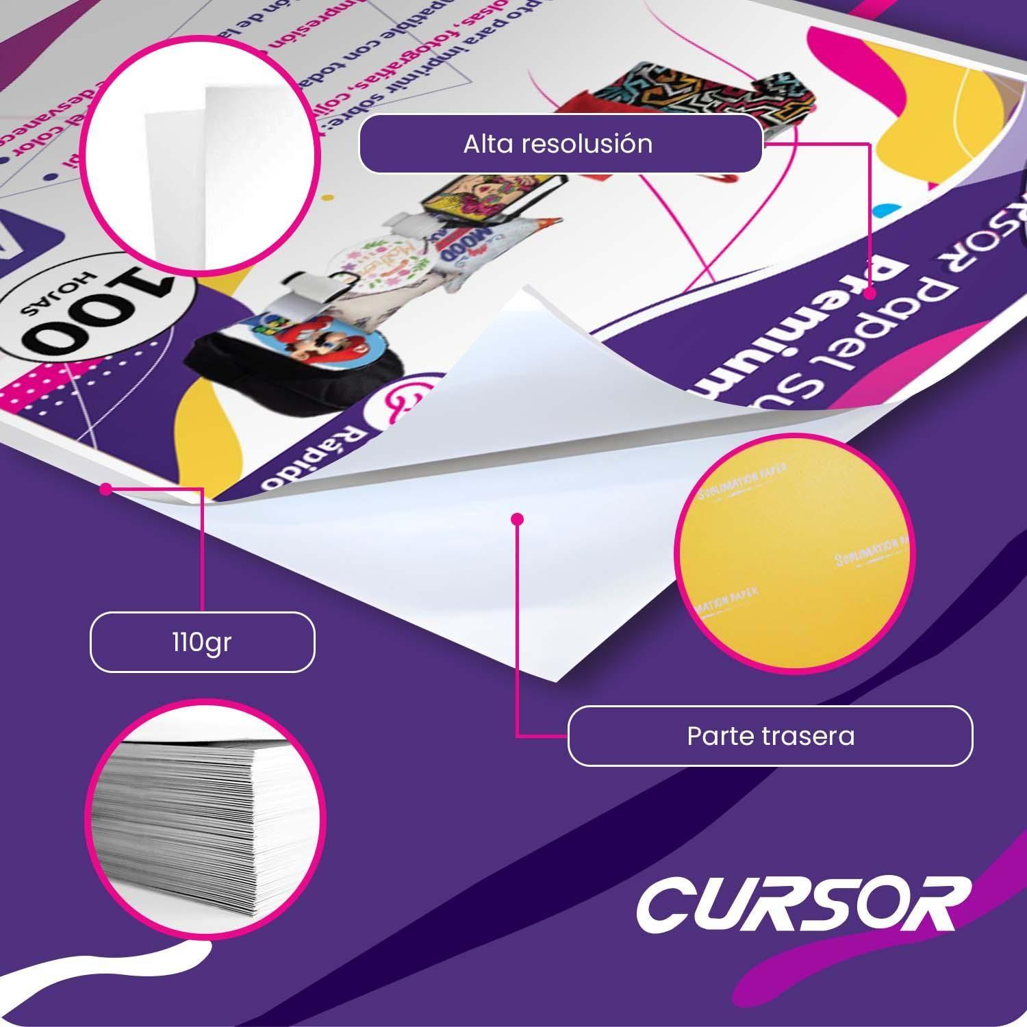 Pack 200 Hojas Papel Sublimación Premium A4-4