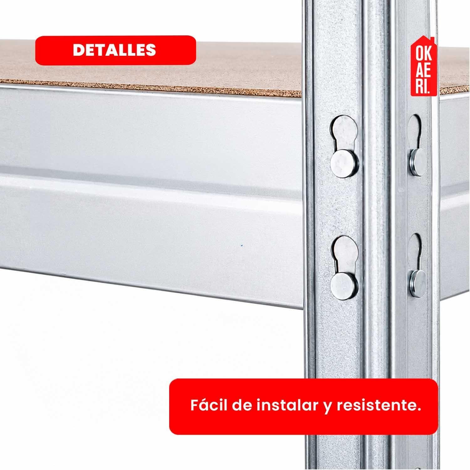 Estante Metalico 5 Niveles Rack Organizador Acero Multiuso-6