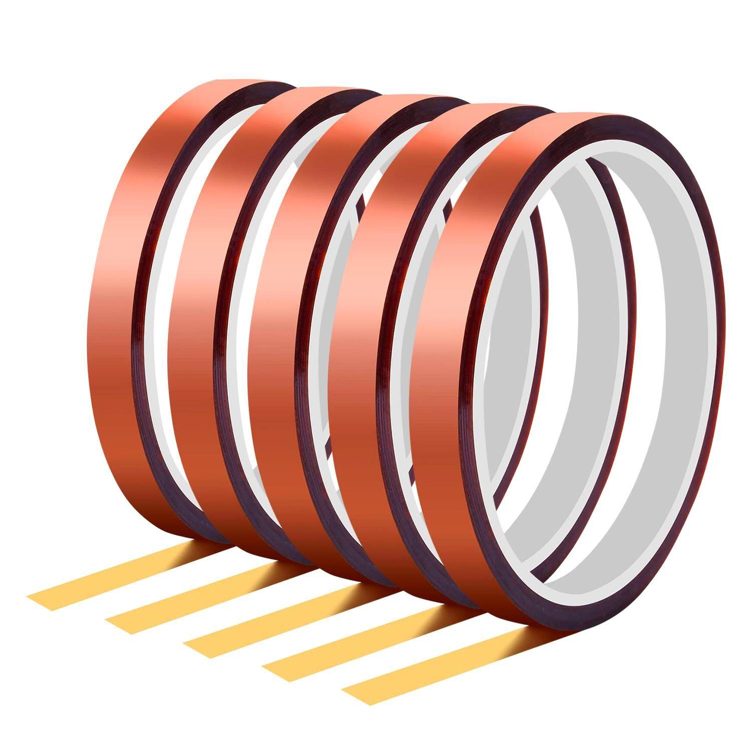 5 X Cinta Térmica Sublimación 5mm X 33 Metros.-0